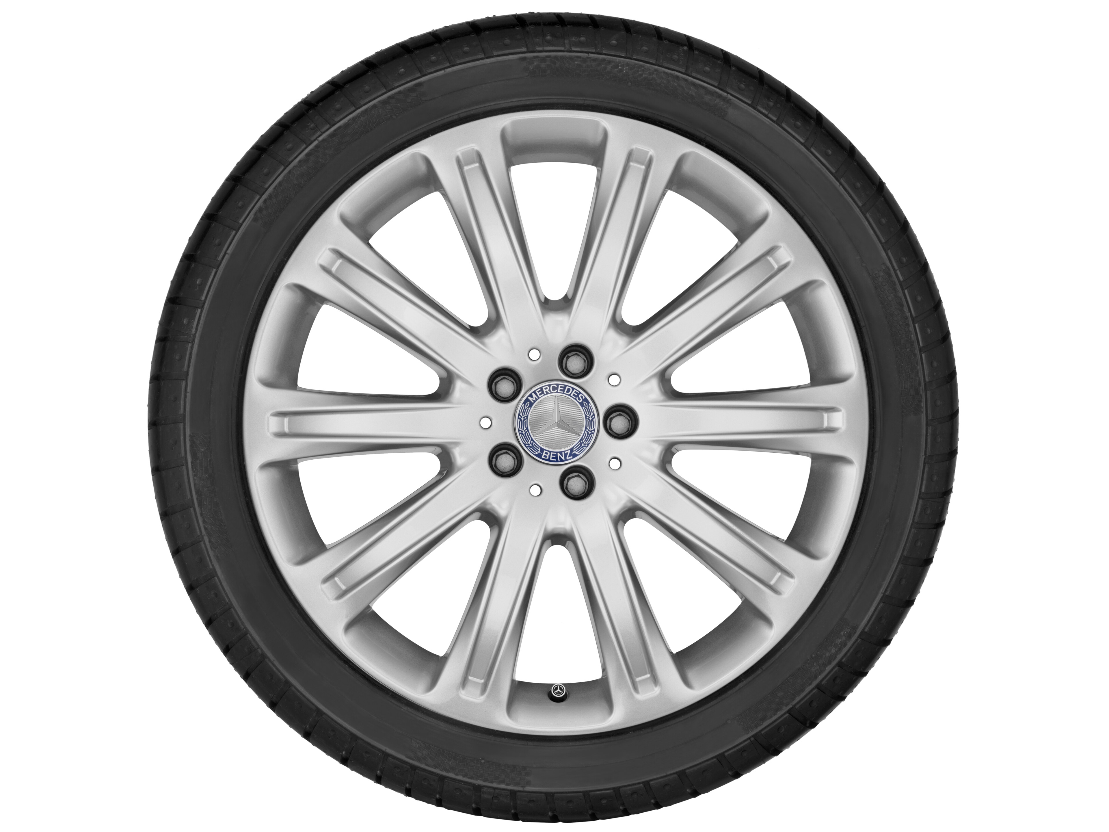10-spoke wheel, 50.8 cm (20-inch) - 8,5 J x 20 ET 53, vanadium silver, painted
