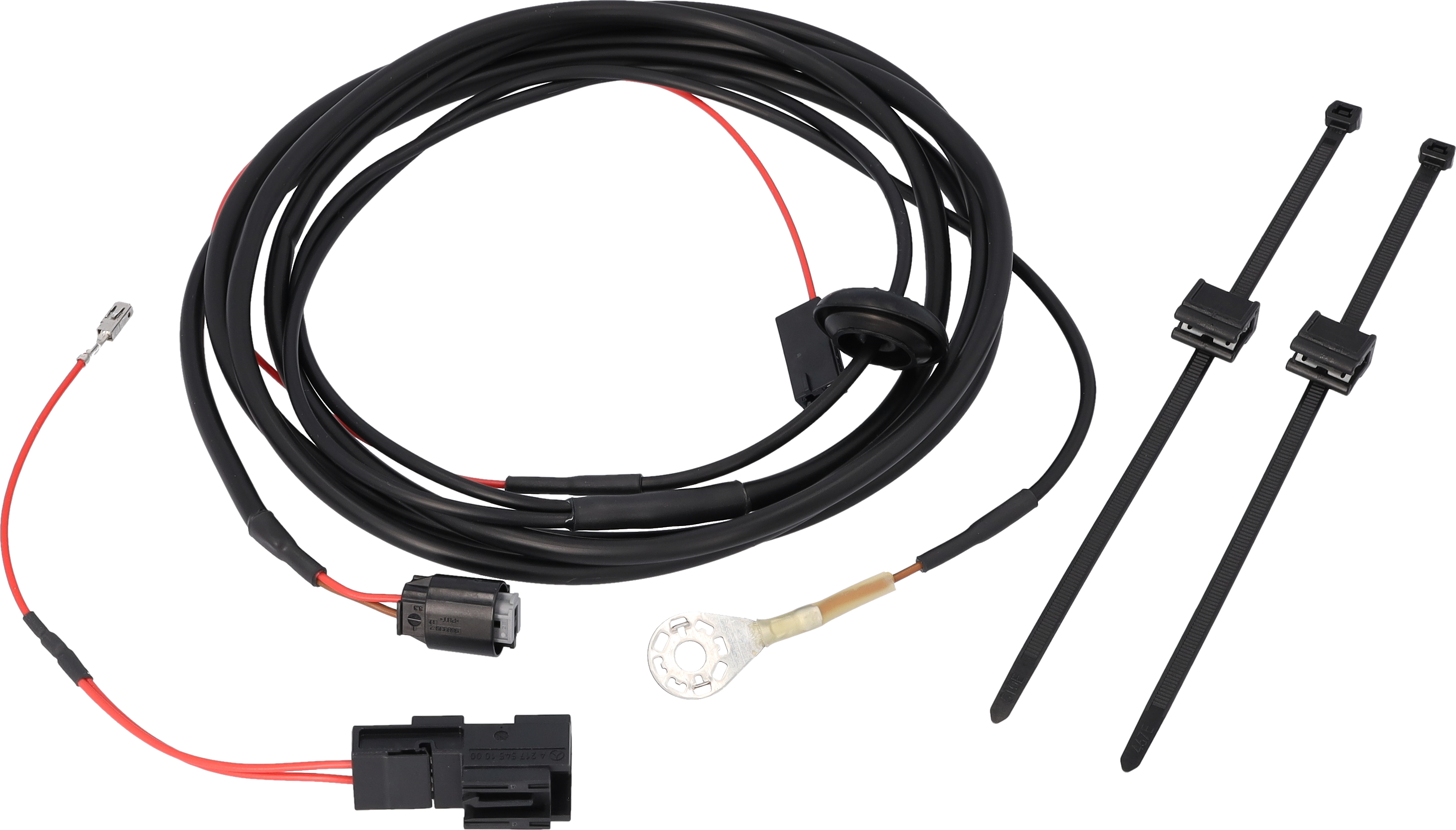 Illuminated Mercedes star, Wiring harness - black