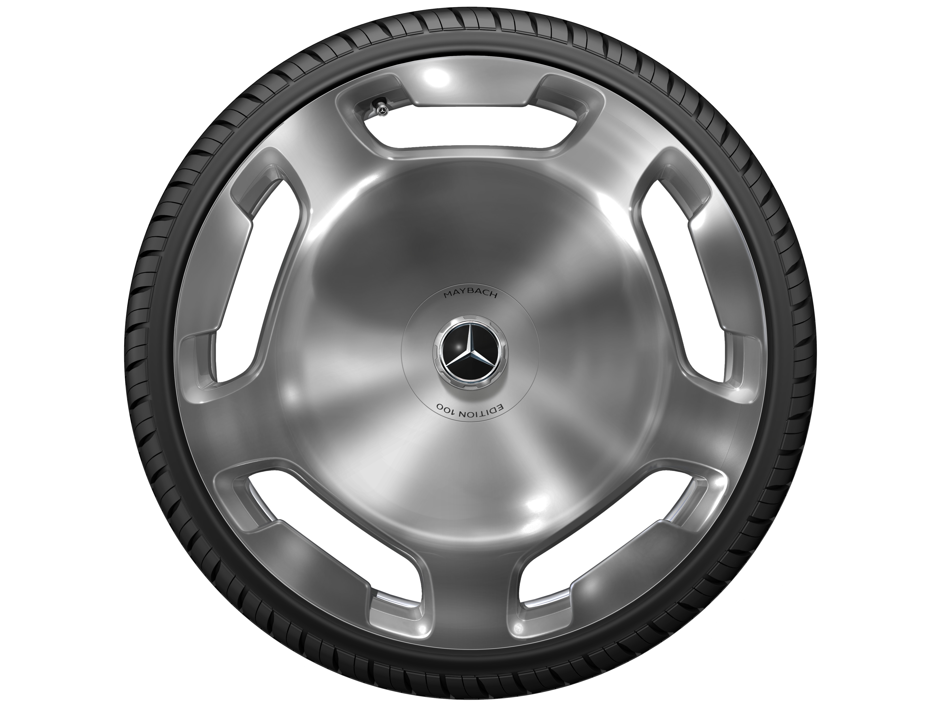 5-hole wheel, 58.4 cm (23-inch) - 11,5 J x 23 ET 47, dark platinum gloss, forged