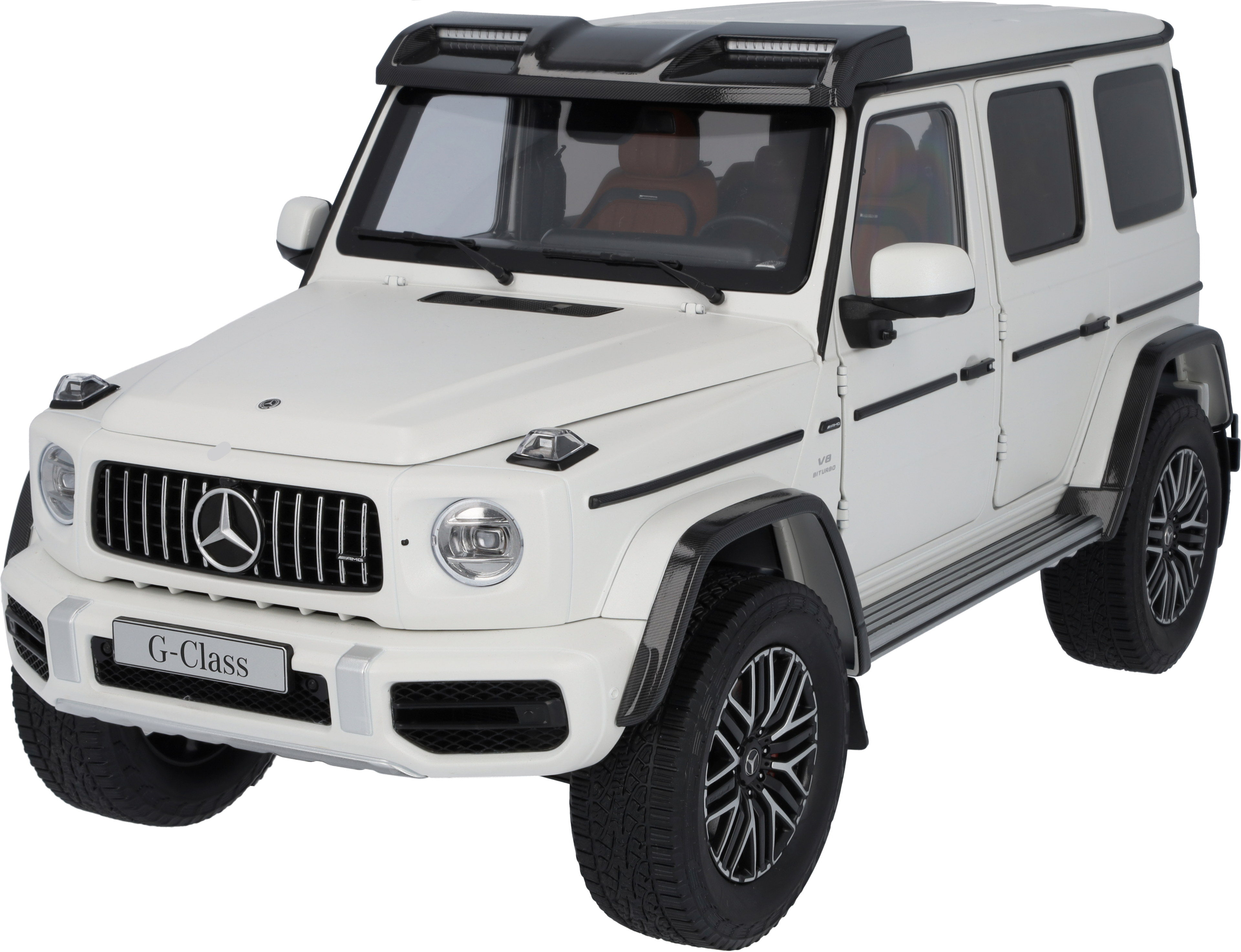 Mercedes-AMG G 63 4x4², W463 - G manufaktur opalite white magno, NZG, 1:12