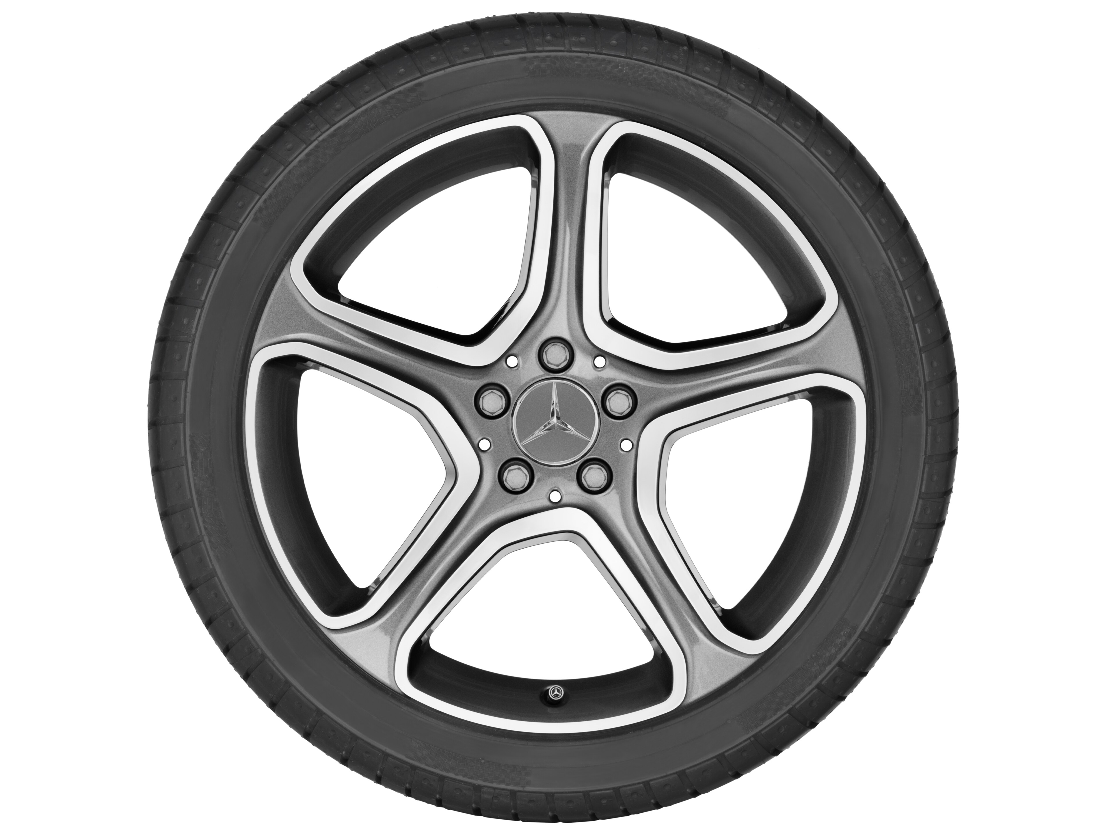 5-spoke wheel, 48.3 cm (19-inch) - 7,5 J x 19 ET 47, himalaya grey, high-sheen