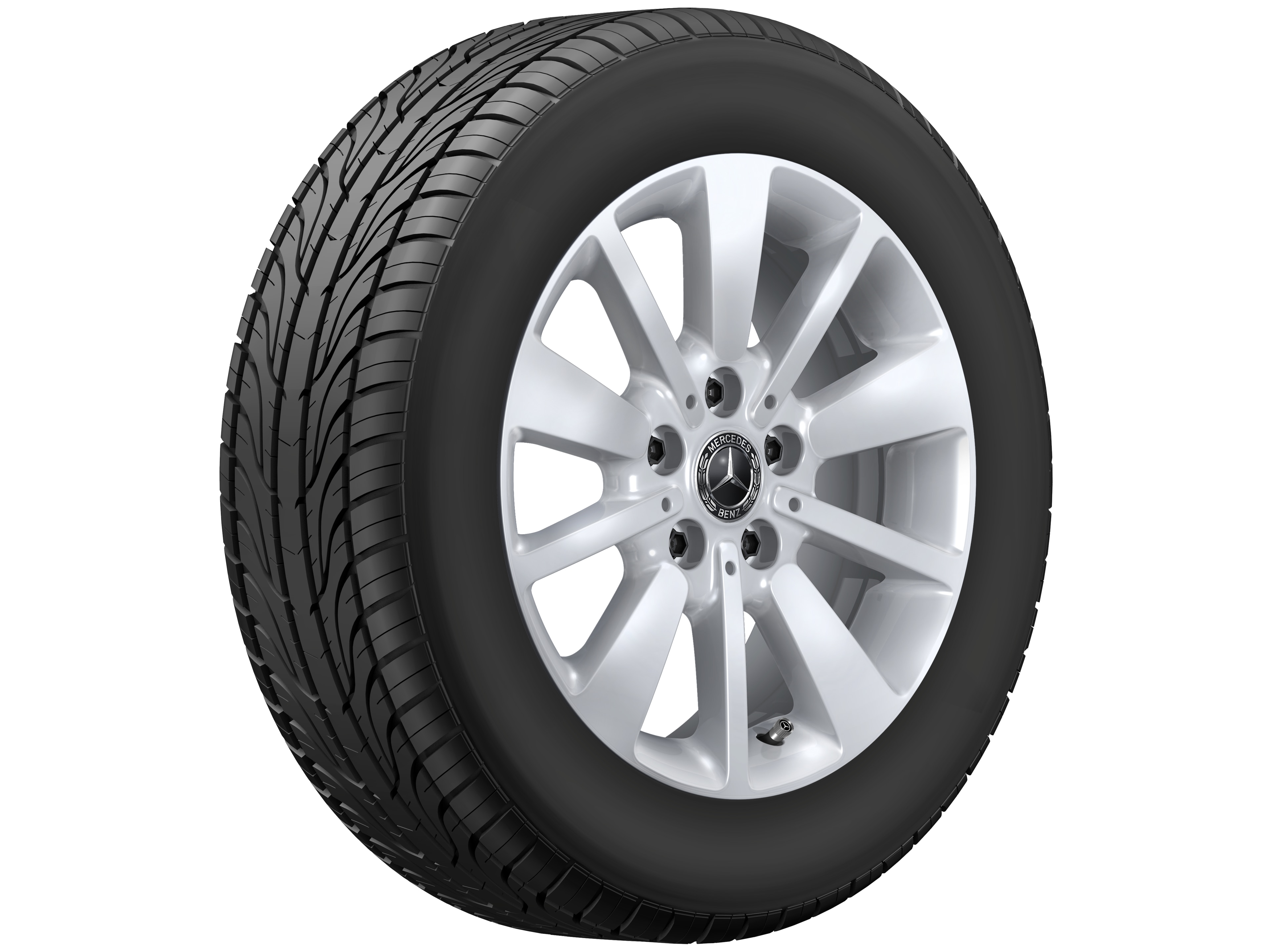 10-spoke wheel - 195/65 R16 C 104/102R, 6 J x 16 ET 35
