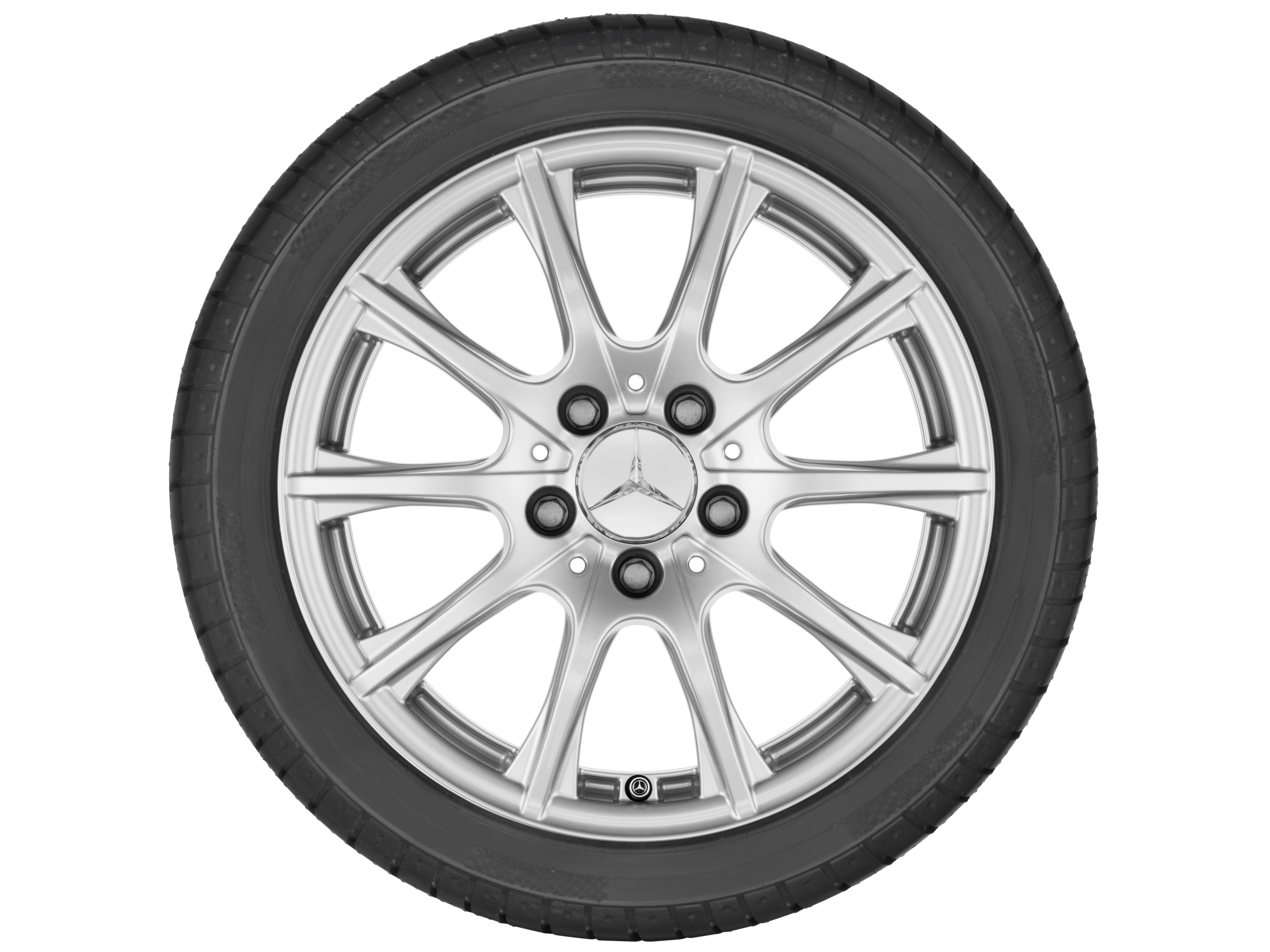 10-spoke wheel, 40.6 cm (16-inch) - 6,5 J x 16 ET 38, vanadium silver, painted