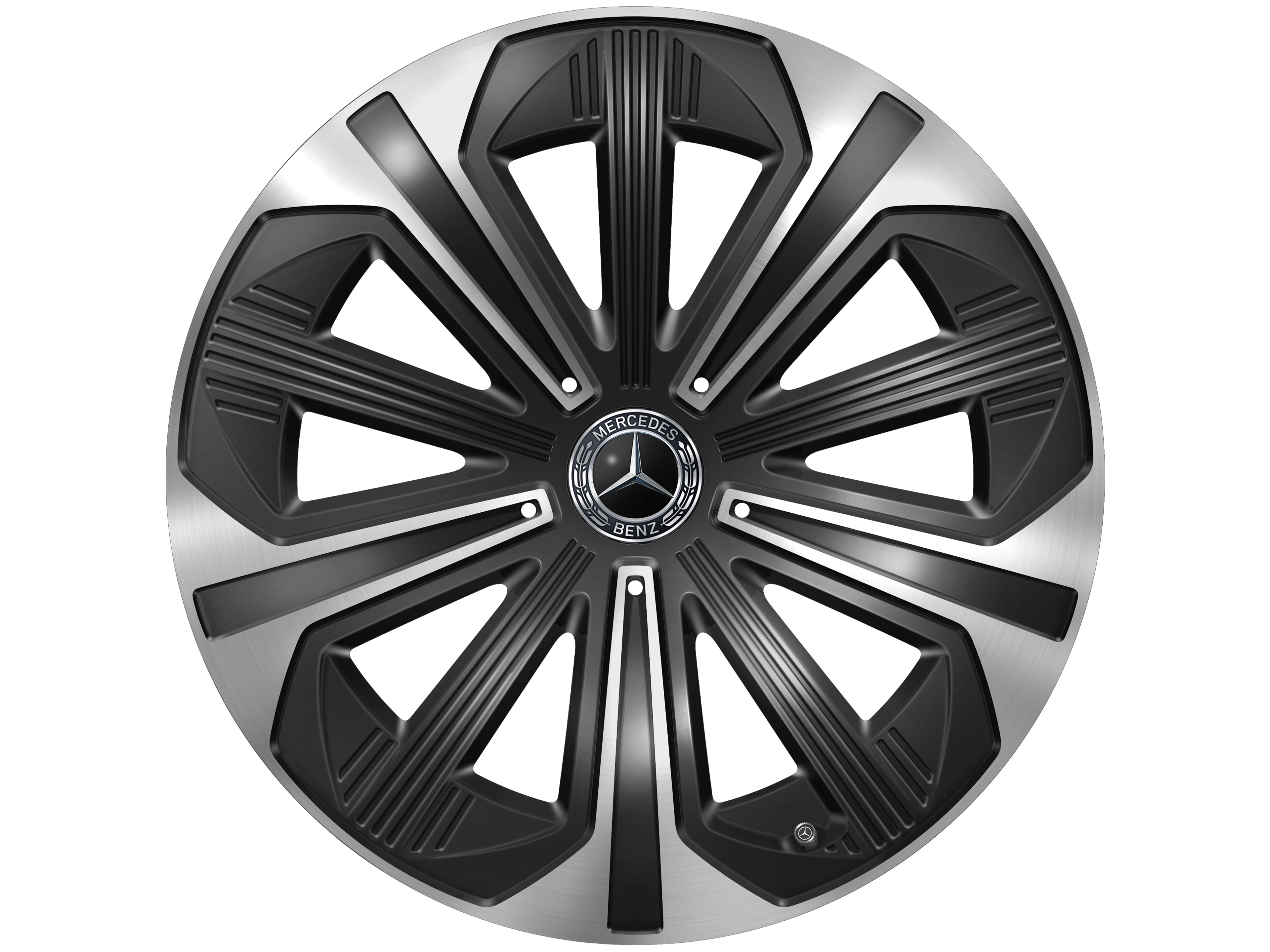5-spoke wheel, 48.3 cm (19-inch) - 9,5 J x 19 ET 51, black, high-sheen