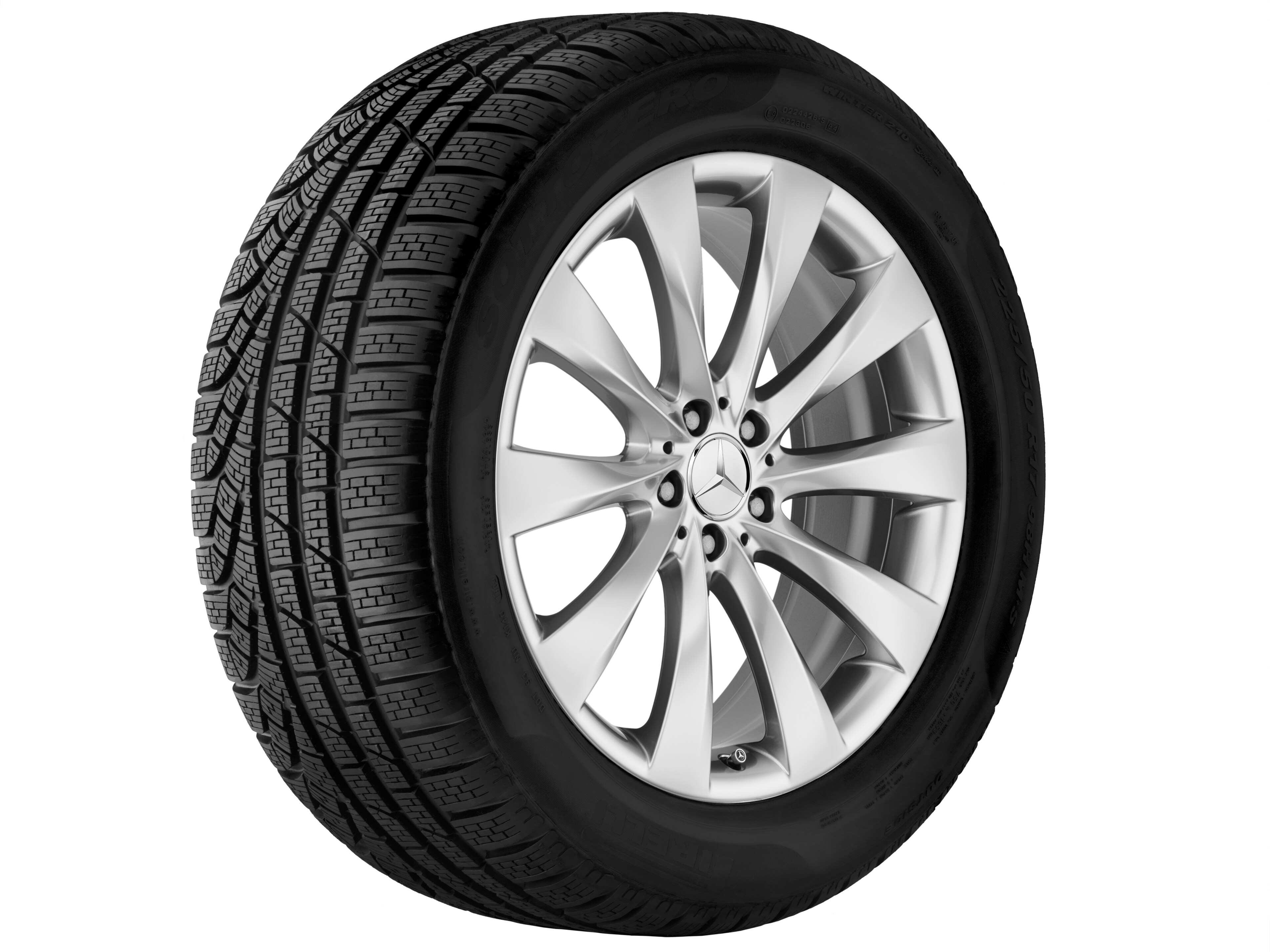 10-spoke wheel, 50.8 cm (20-inch) - 9,5 J x 20 ET 43,5, thulium silver