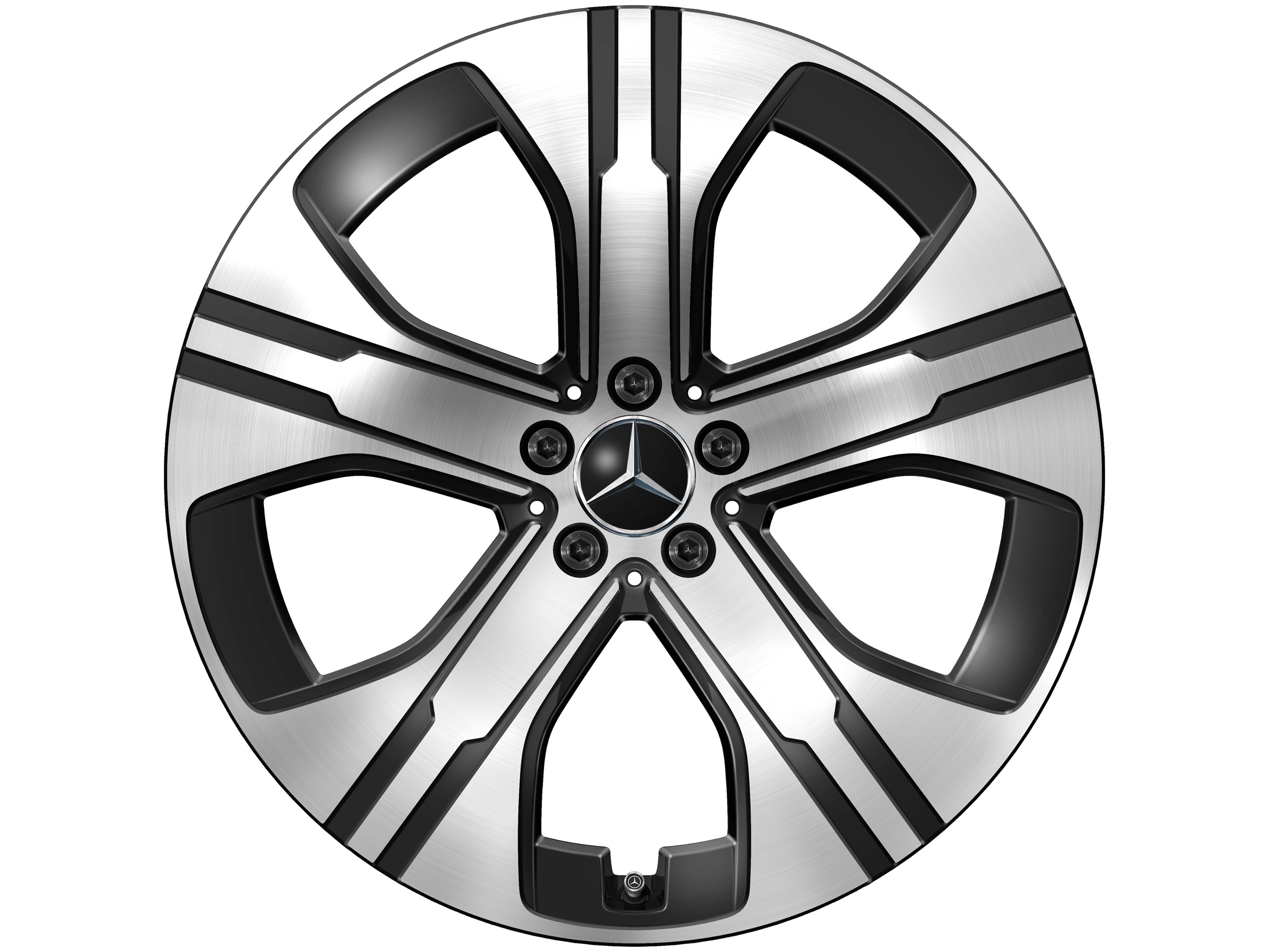 5-spoke wheel, Aero, 53.3 cm (21-inch), High-sheen finish - 9,5 J x 21 ET 41,5, black, high-sheen