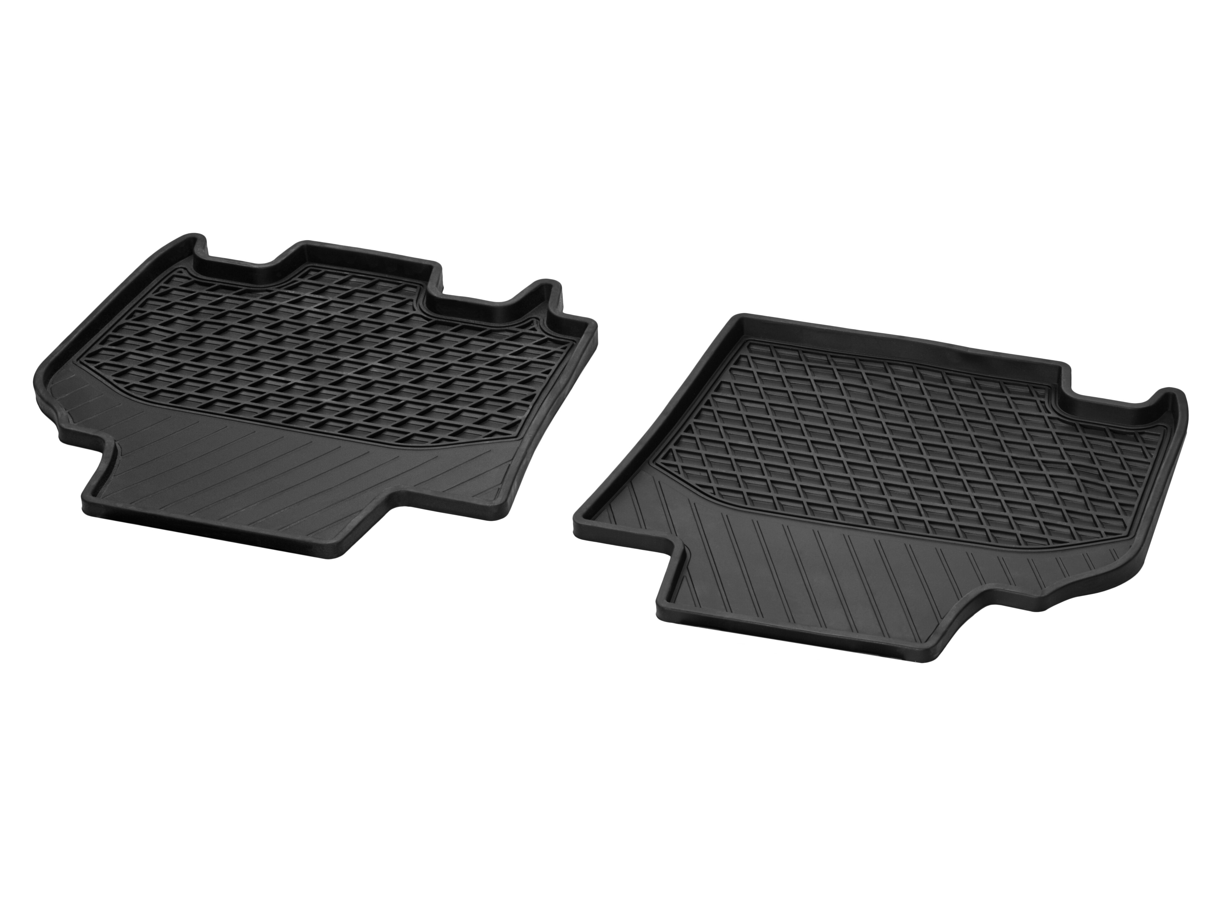 All-season floor mats Passenger compartment, Set of 2 - LHD/RHD, black