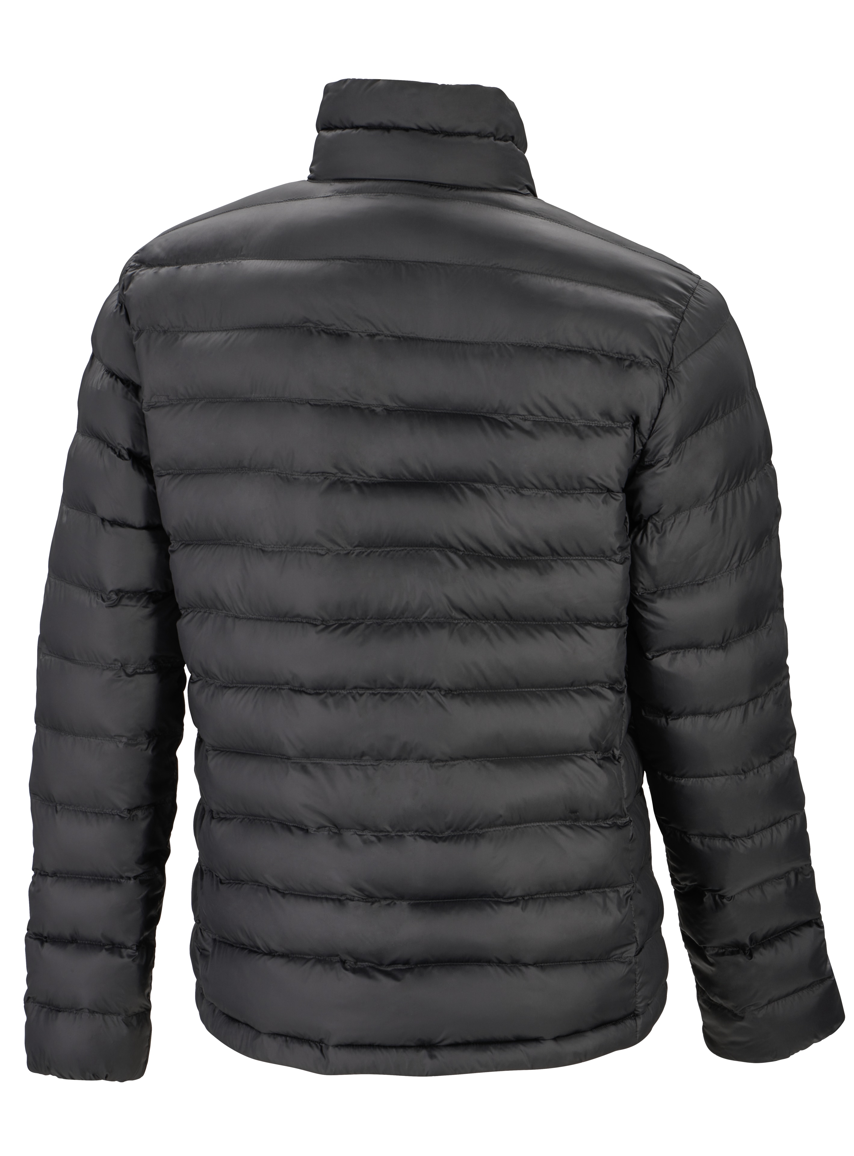 Men's quilted jacket - black, M