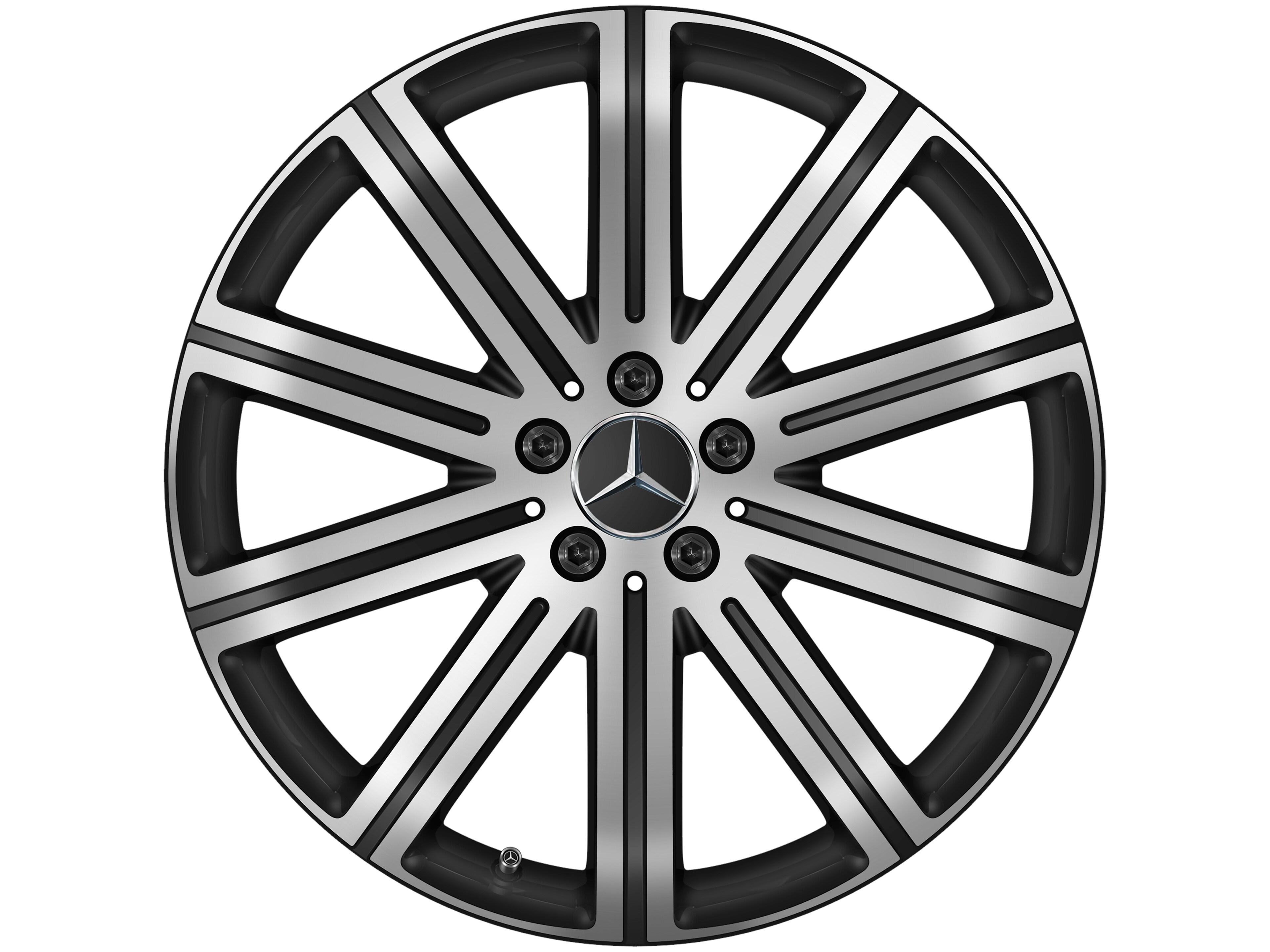 10-spoke wheel, 50.8 cm (20-inch), High-sheen finish - 8,5 J x 20 ET 42, matt black, high-sheen