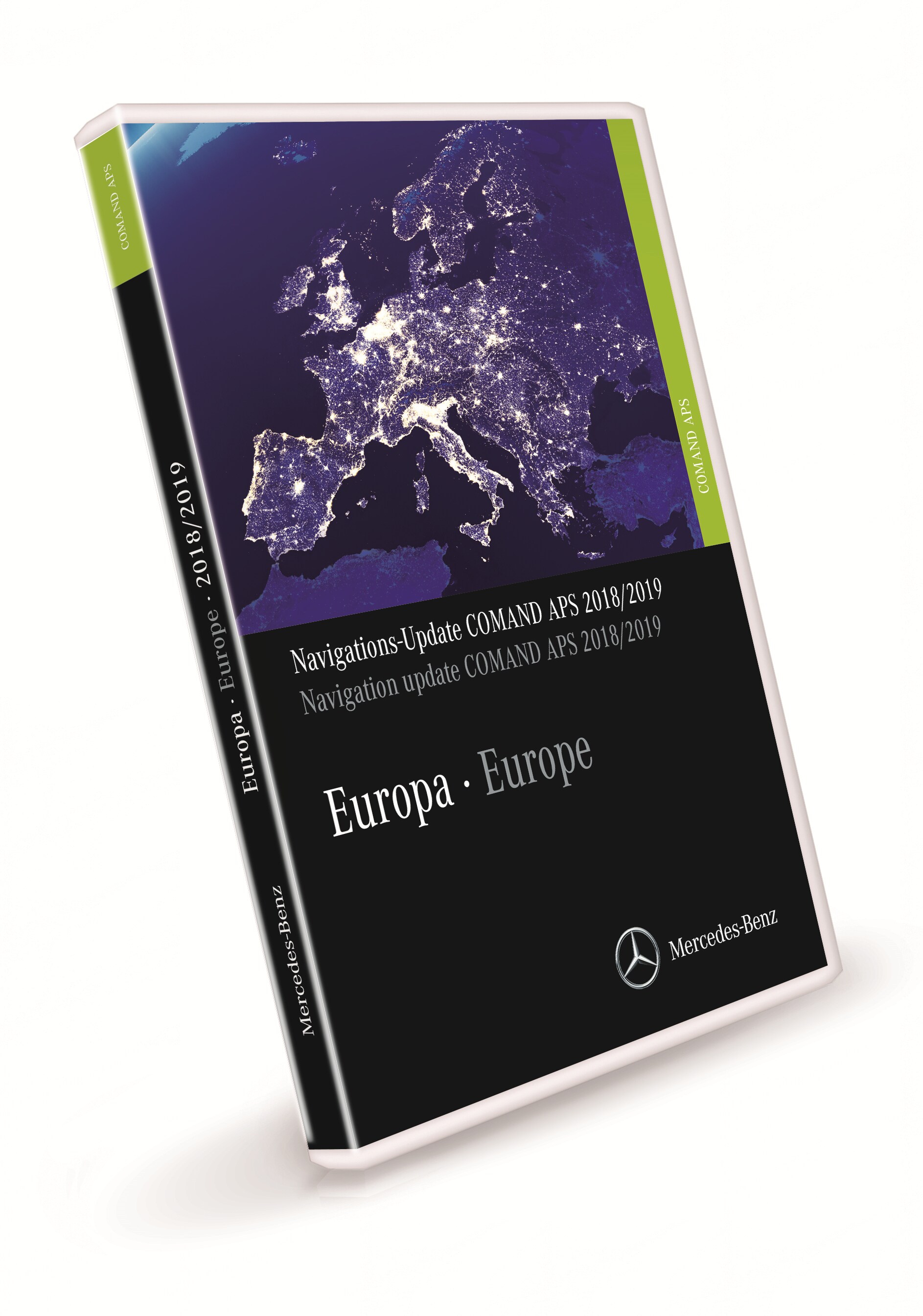 Navigation update, COMAND APS, Europe, Version 2018/2019, - FINAL VERSION - lime green, NTG3