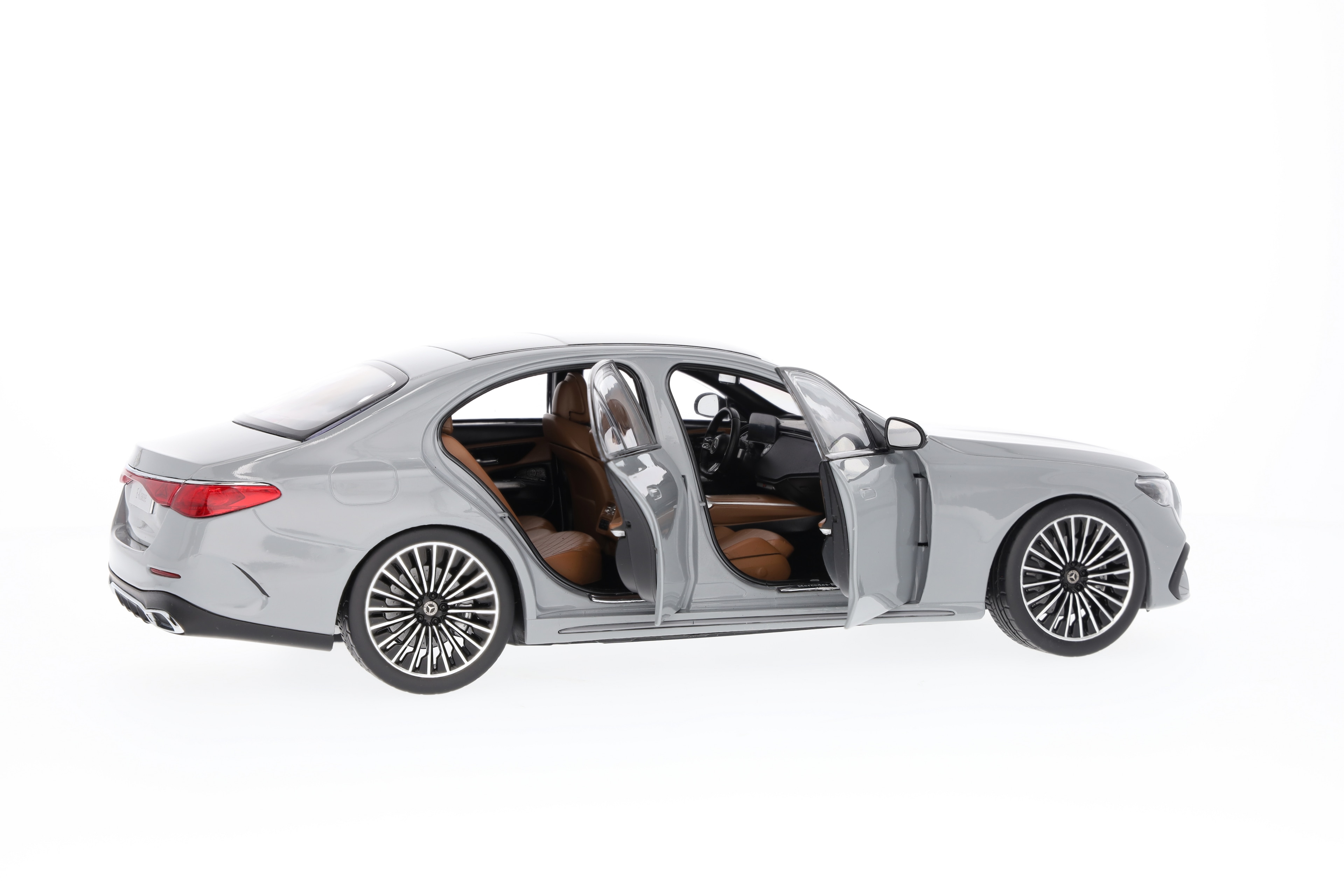 E-Class, Saloon, AMG Line, W214 - MANUFAKTUR alpine grey non-metallic, iScale, 1:18