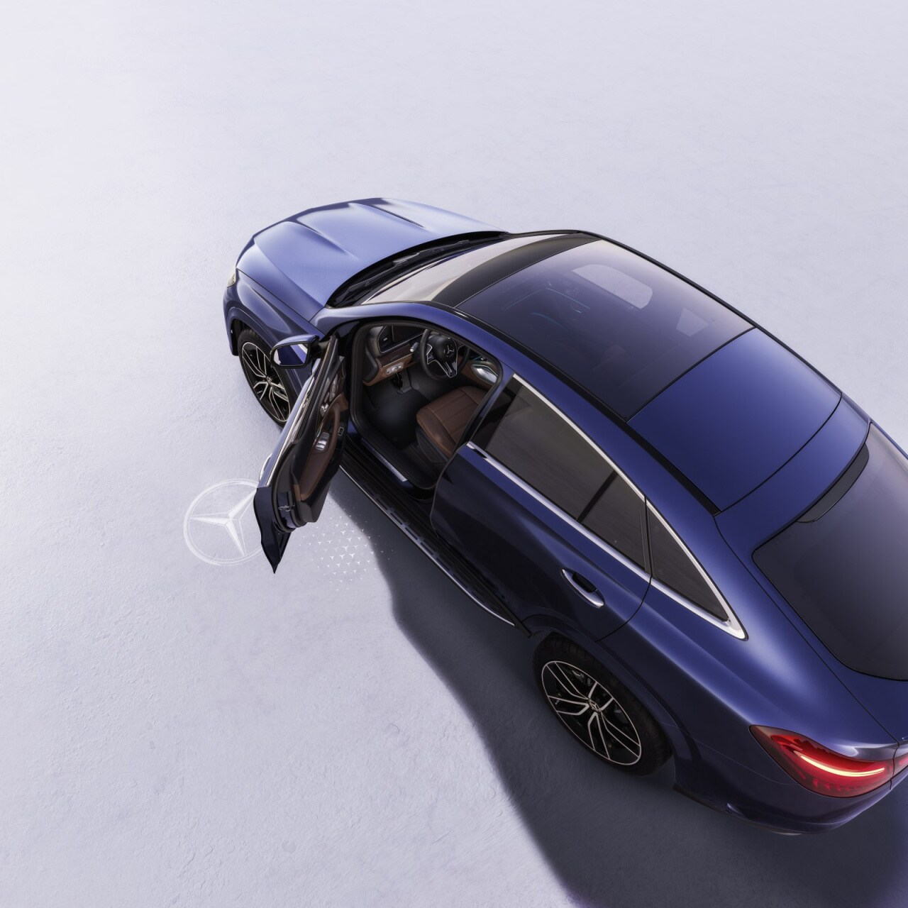 LCD projector, with animated Mercedes-Benz pattern - 1 set