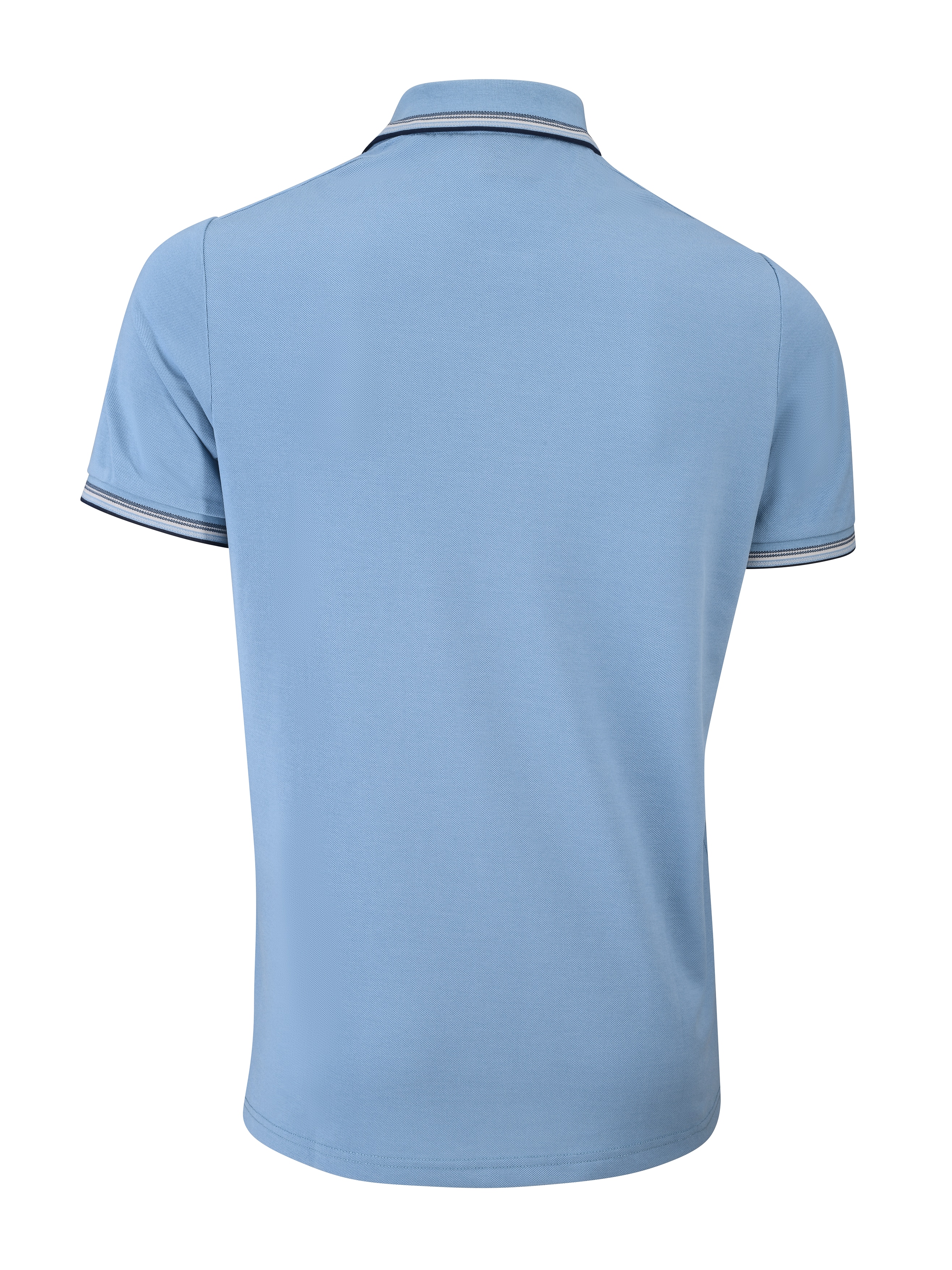 Men's polo shirt - vintage blue, M