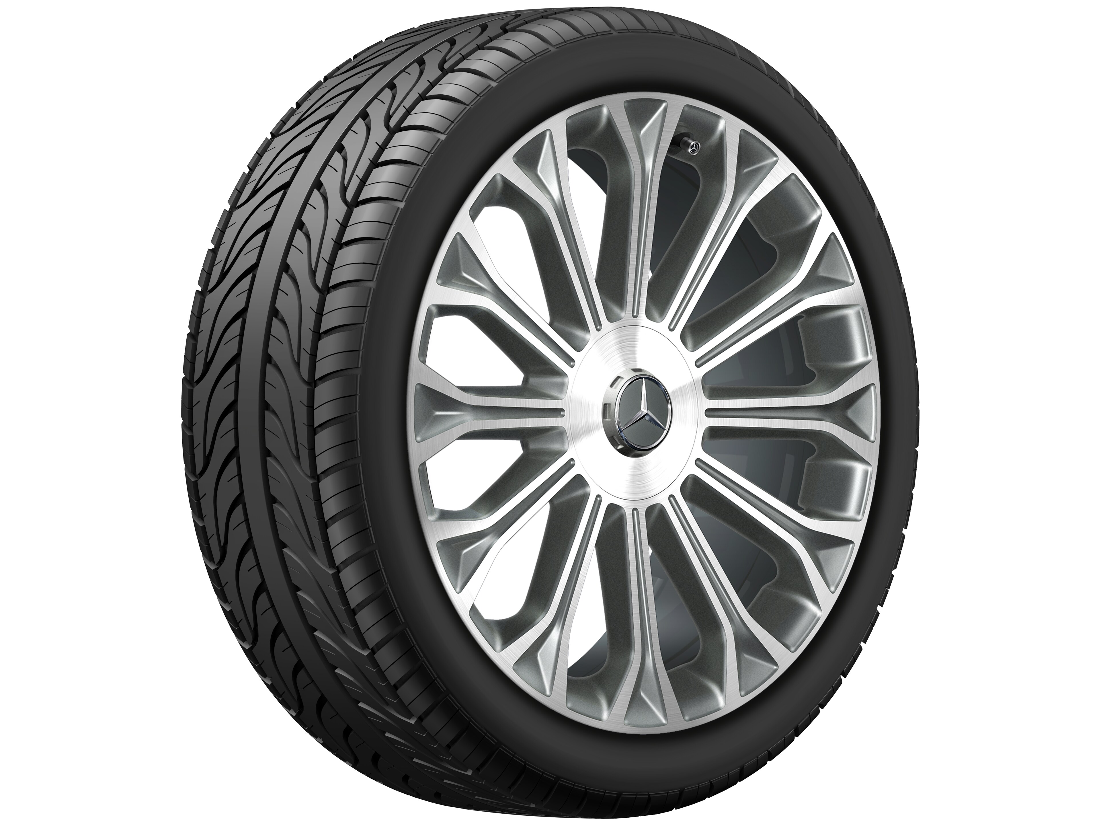 12-spoke wheel, 50.8 cm (20-inch), High-sheen finish - 8,5 J x 20 ET 36, himalaya grey, high-sheen