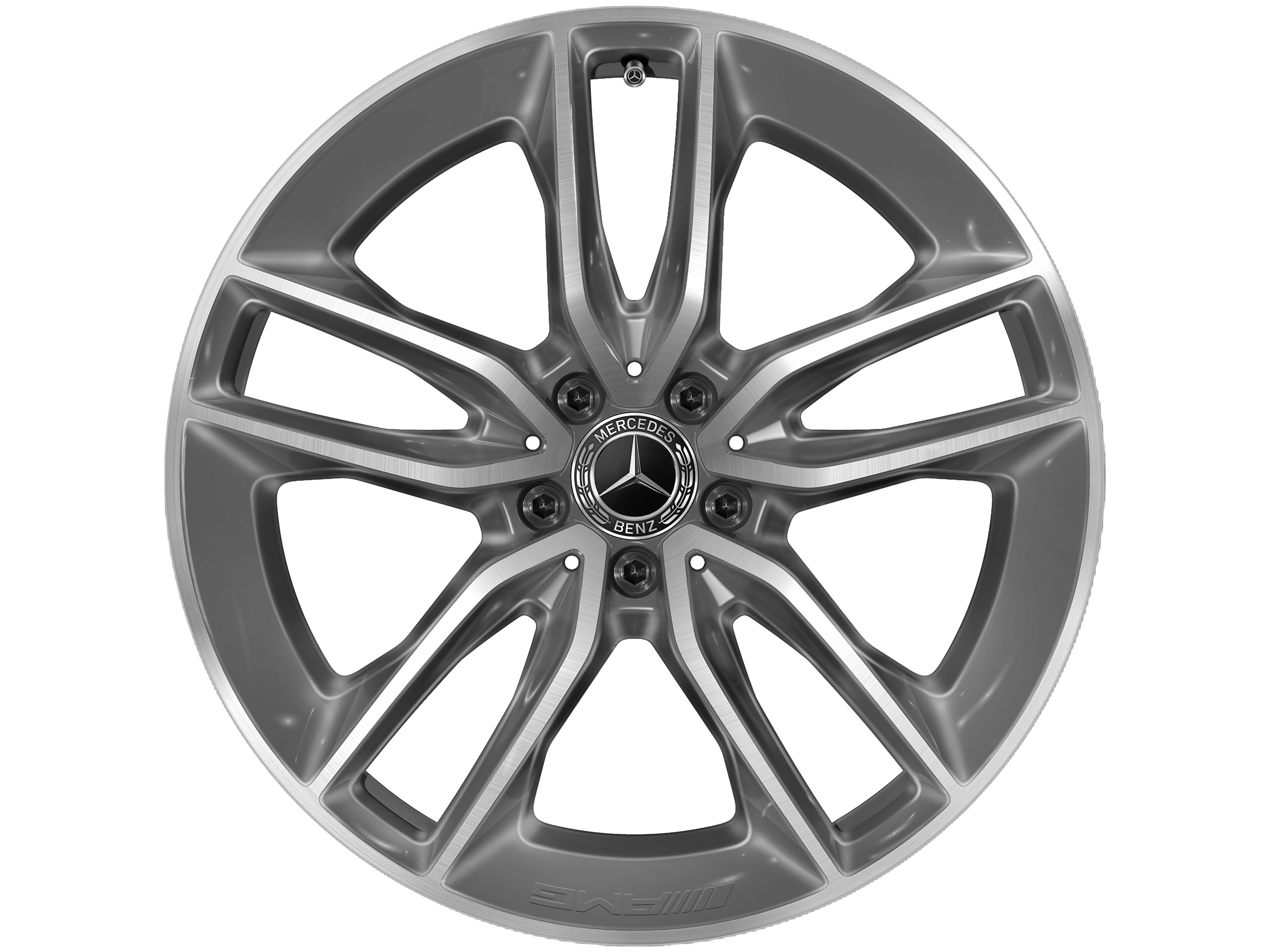 AMG 5-twin-spoke wheel, 50.8 cm (20-inch) - 8 J x 20 ET 10, tremolite metallic, high-sheen