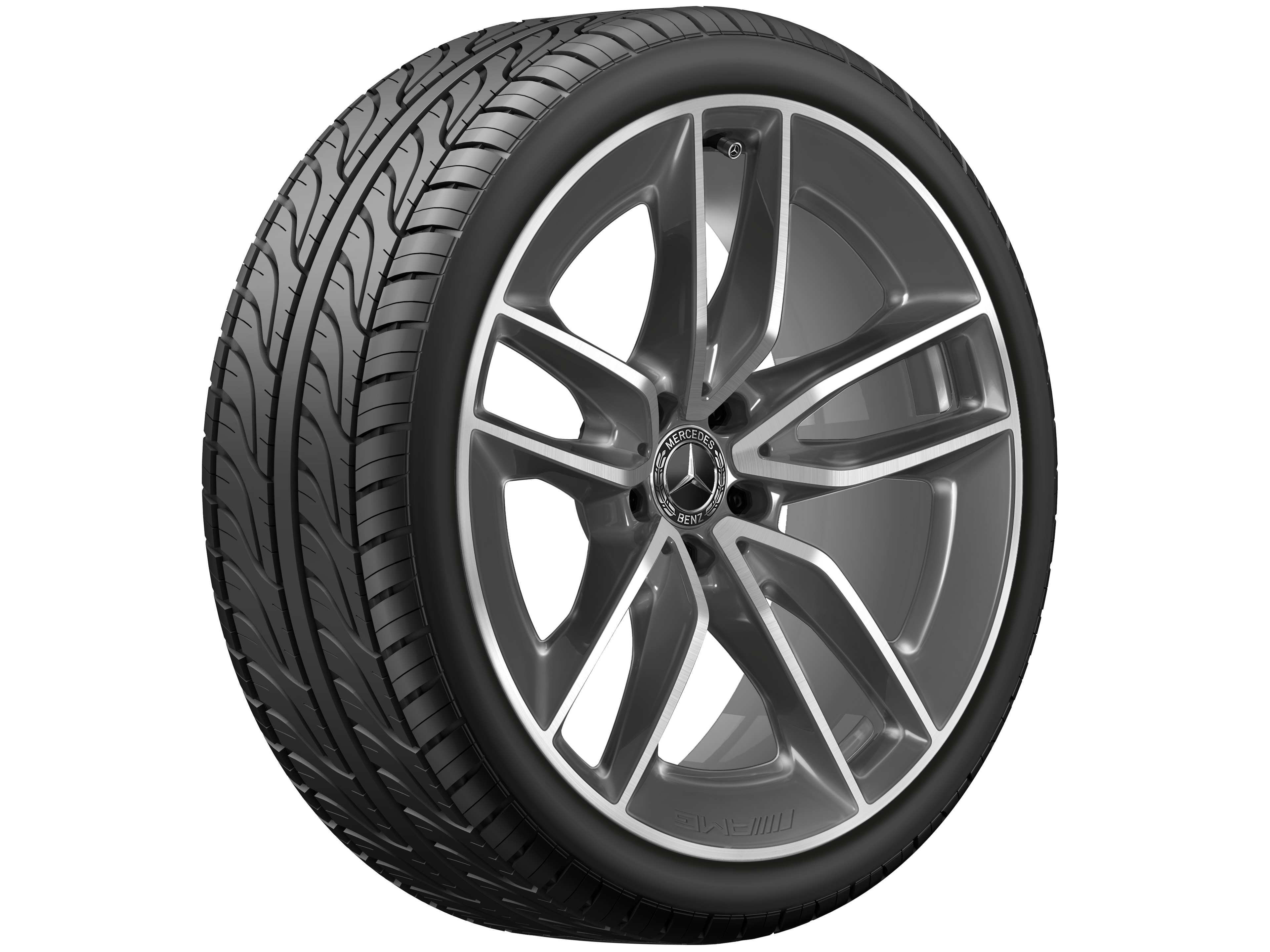 AMG 5-twin-spoke wheel, 50.8 cm (20-inch) - 8 J x 20 ET 10, tremolite metallic, high-sheen