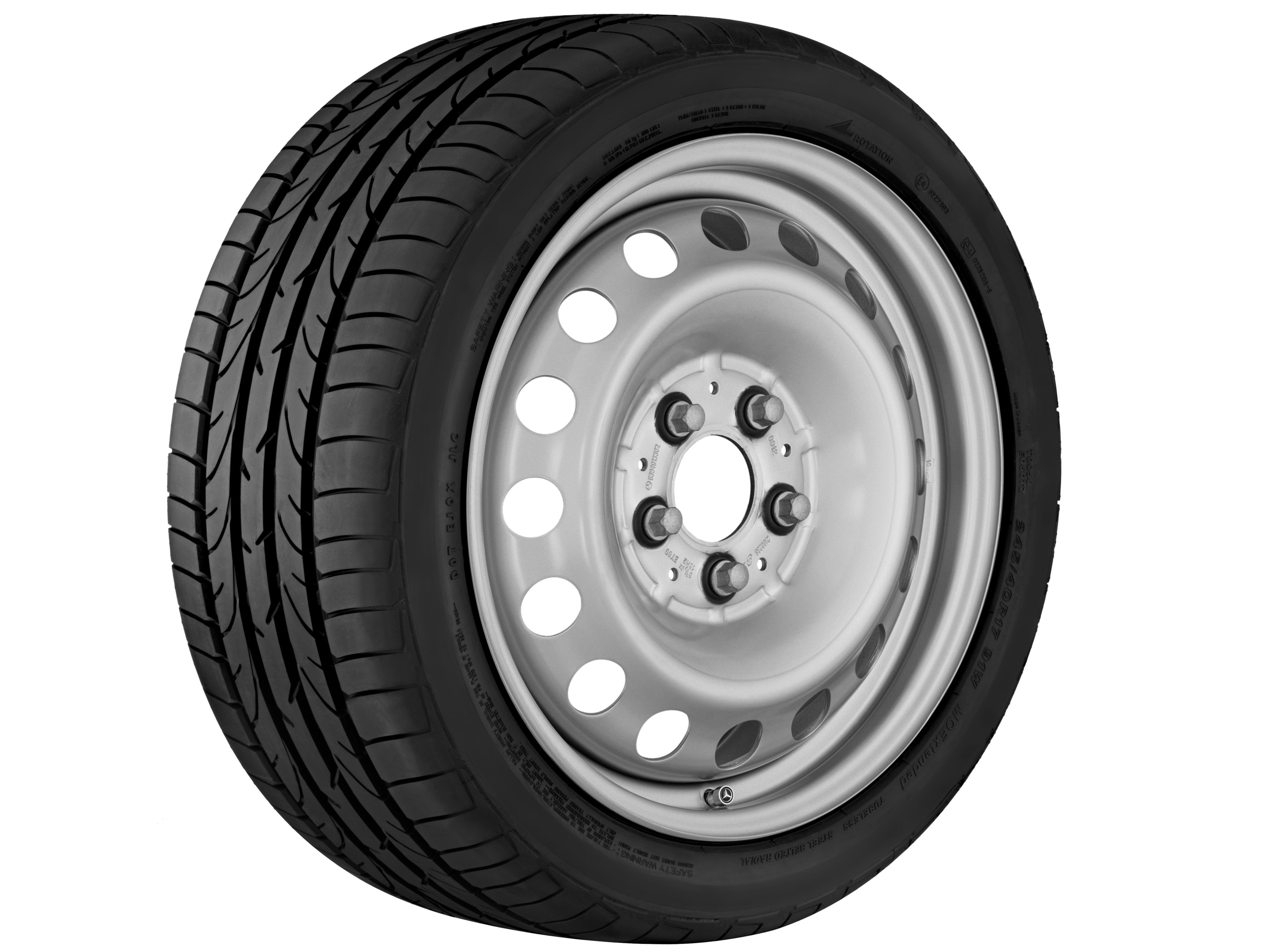 Steel wheel - 205/60 R16 XL 96T, 6 J x 16 ET 38