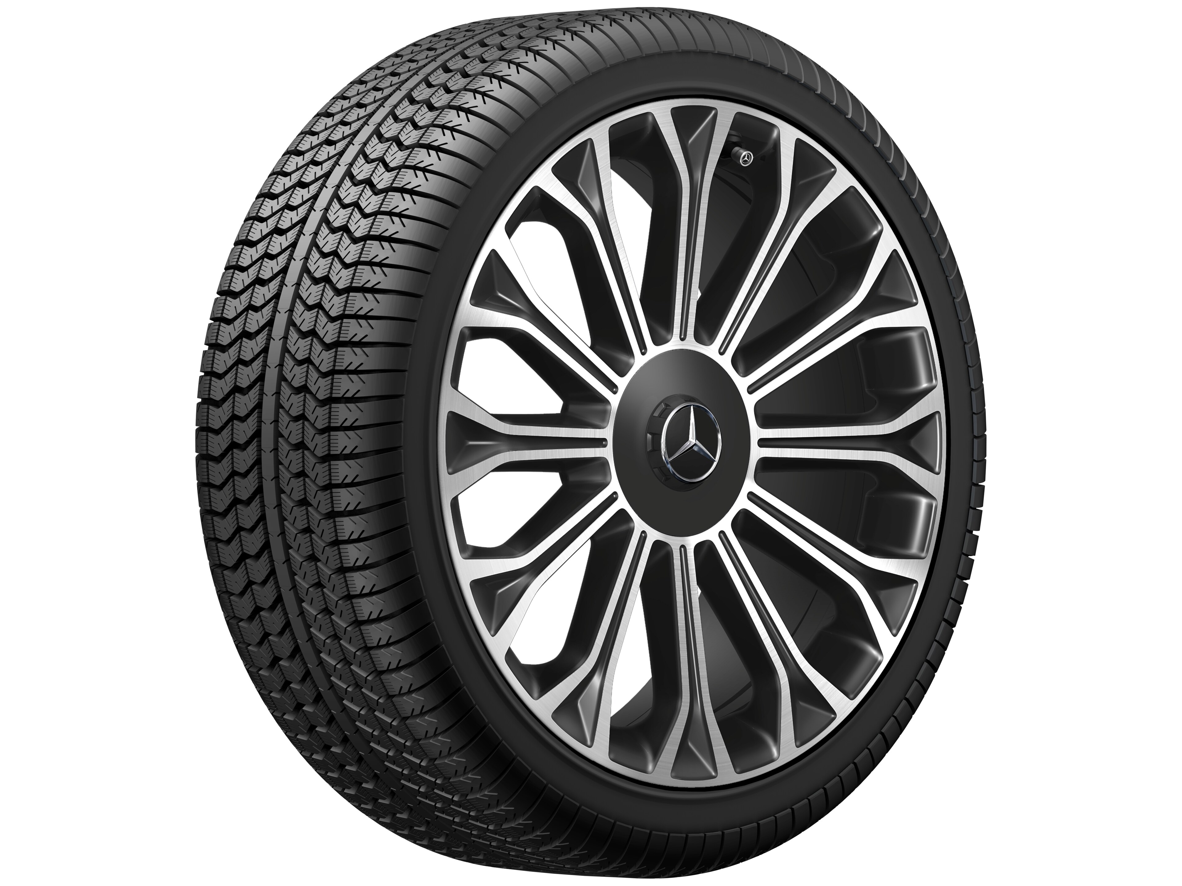 12-spoke wheel, 50.8 cm (20-inch), High-sheen finish - 8,5 J x 20 ET 36, black, high-sheen