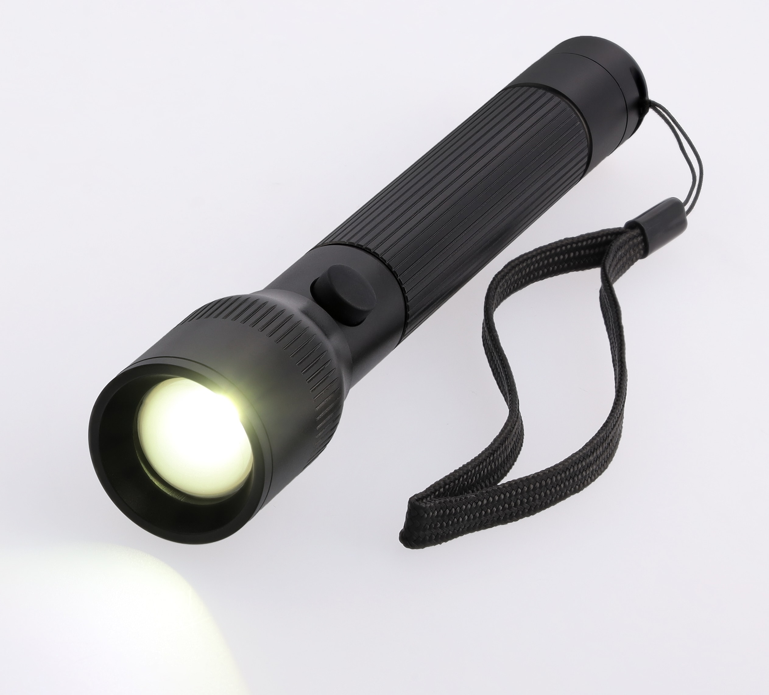 LED torch, small - black, Aluminium, Ansmann