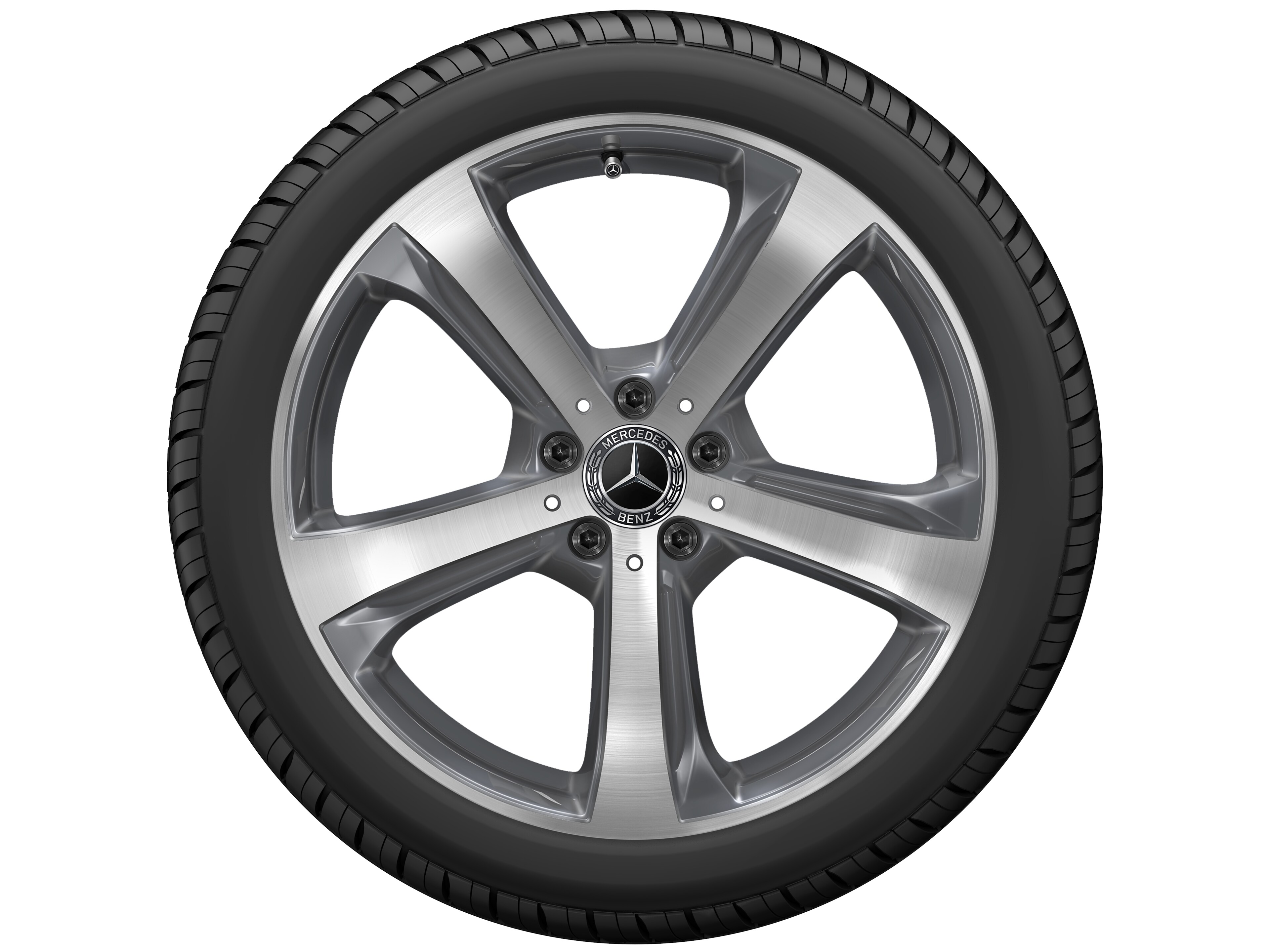 5-spoke wheel, 45.7 cm (18-inch) - 8 J x 19 ET 41, tremolite metallic, high-sheen