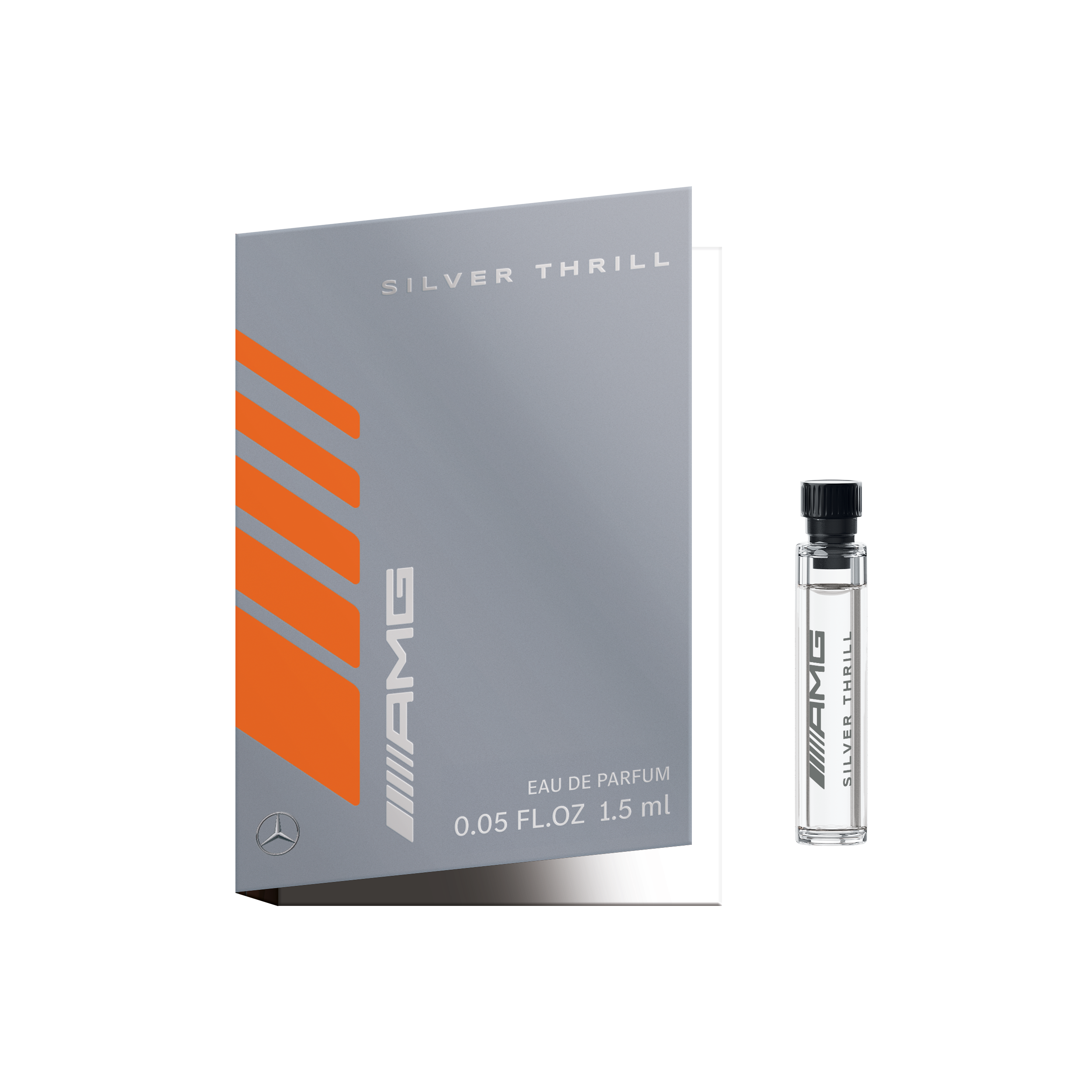 AMG Silver Thrill, EdP, Product samples, Pack of 12 - for men, INCC, 1.5 ml