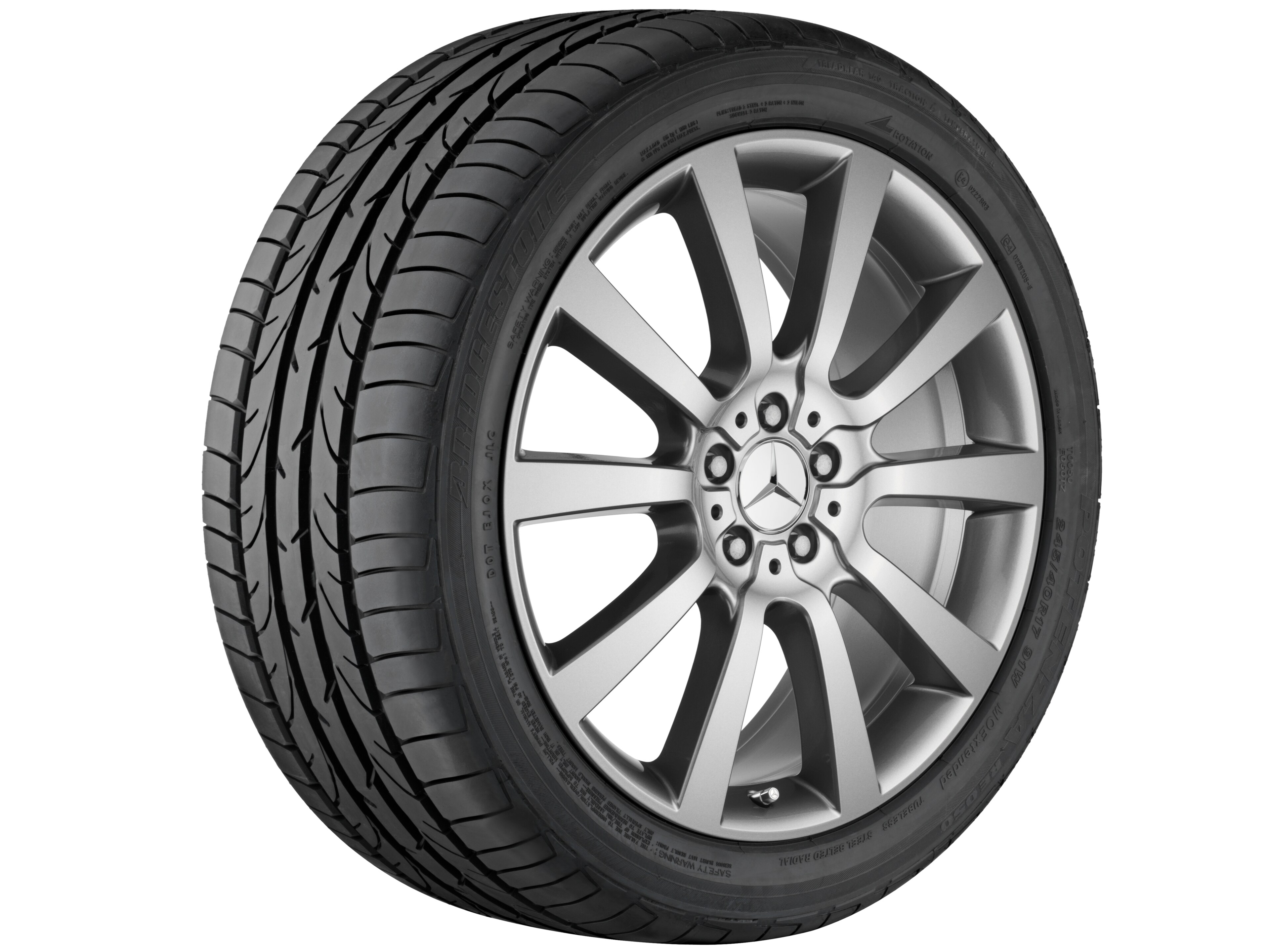 10-spoke wheel, 50.8 cm (20-inch) - 8,5 J x 20 ET 56, himalaya grey, painted