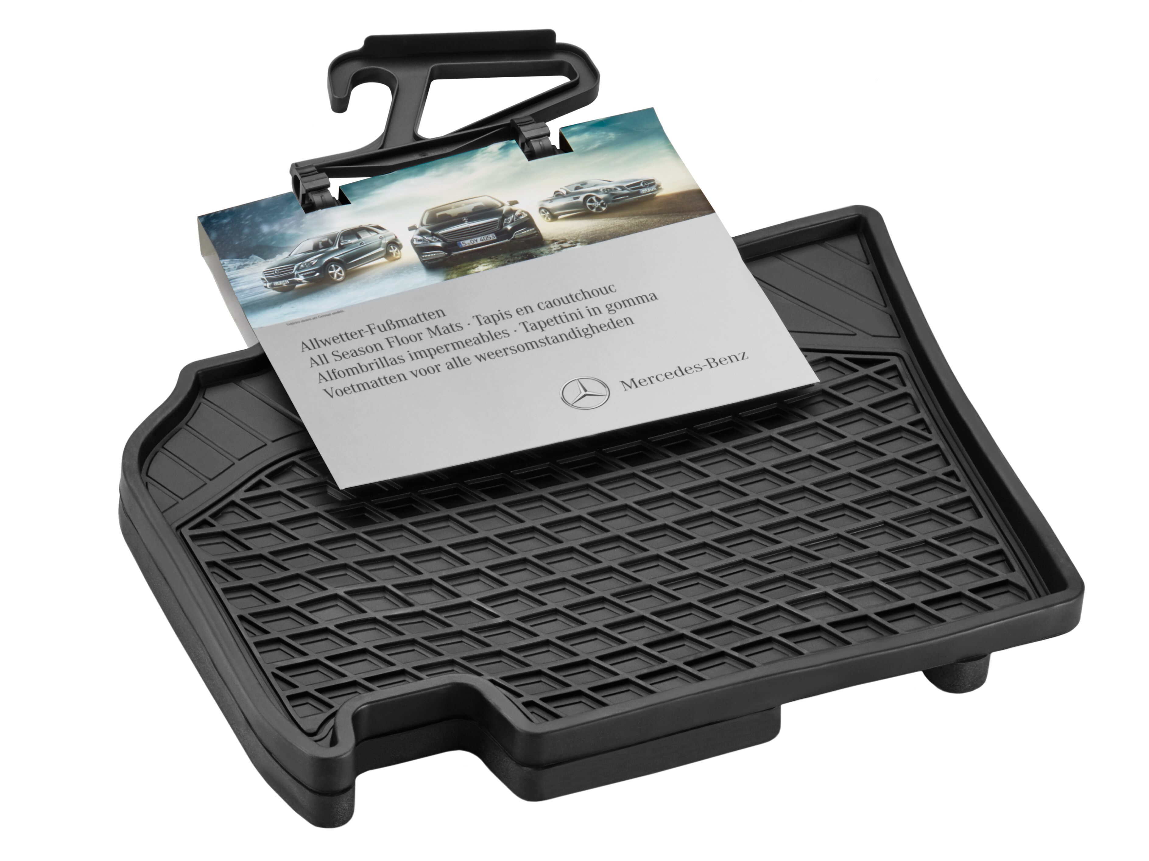 All-season floor mats Passenger compartment, Set of 2 - LHD/RHD, black