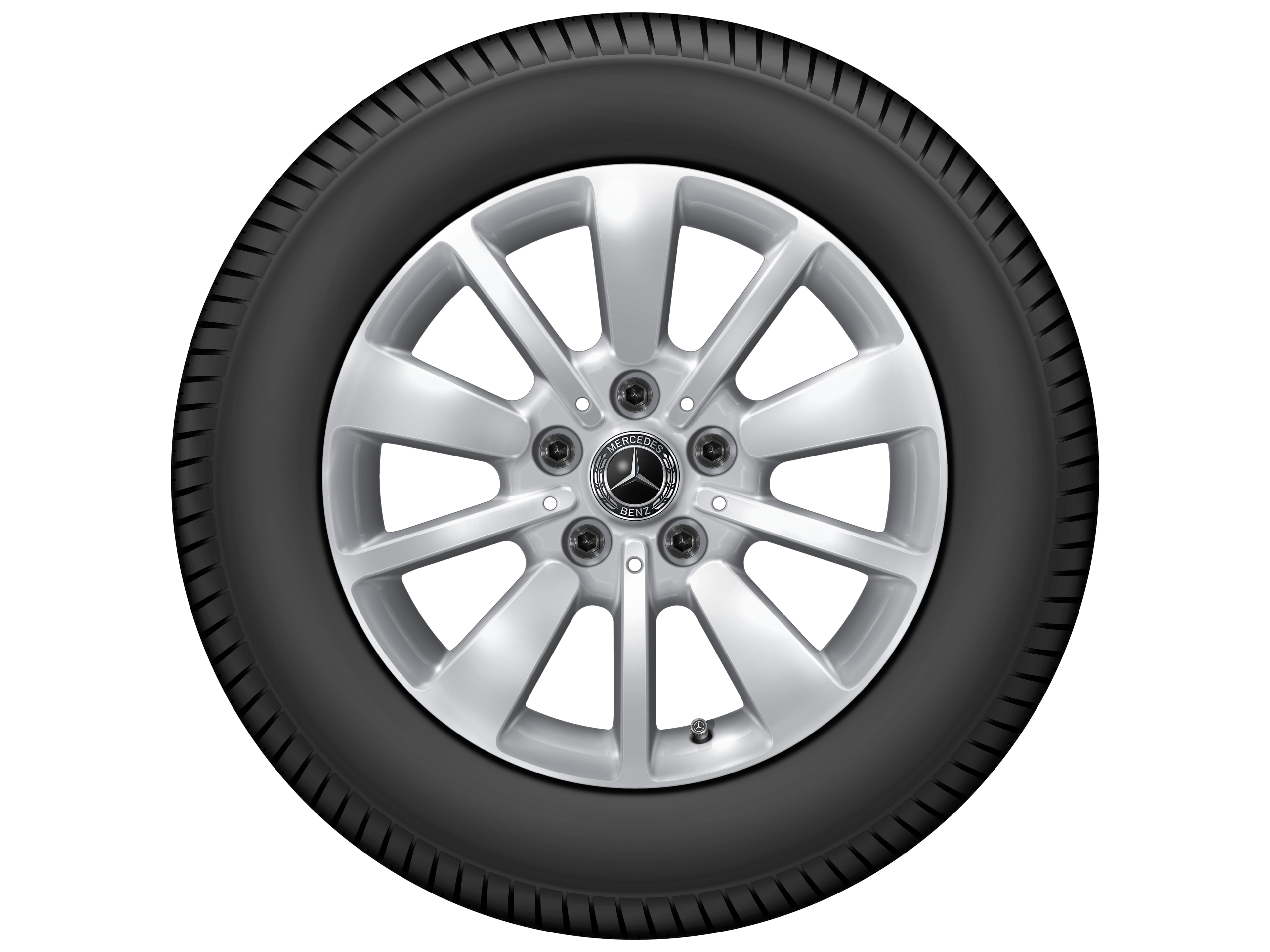 10-spoke wheel - 195/65 R16 C 104/102R, 6 J x 16 ET 35