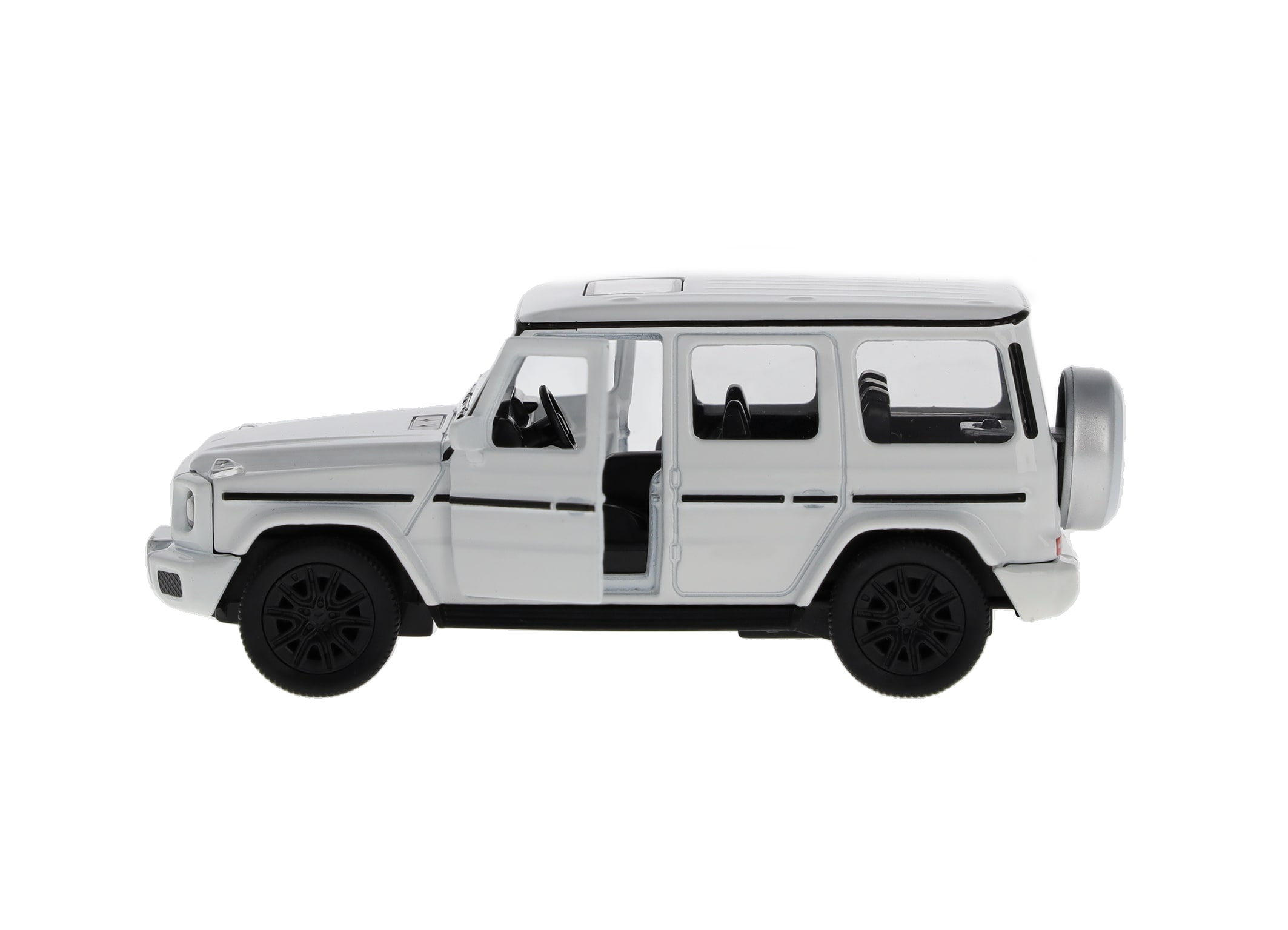 G-Class, Cross-Country Vehicle, W465, Pullback - polar white, Heinrich Bauer, 1:43