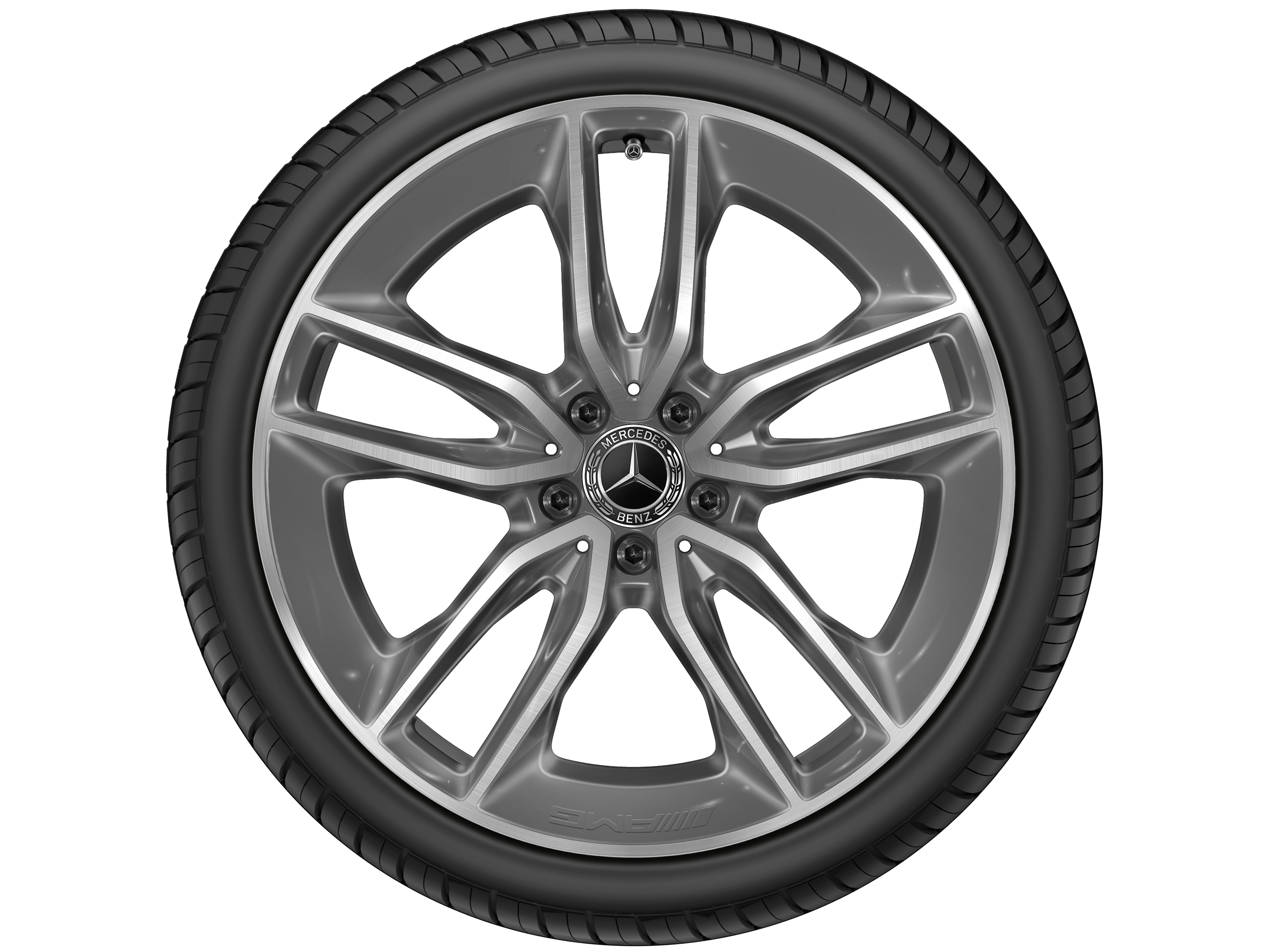 AMG 5-twin-spoke wheel, 50.8 cm (20-inch) - 8 J x 20 ET 10, tremolite metallic, high-sheen