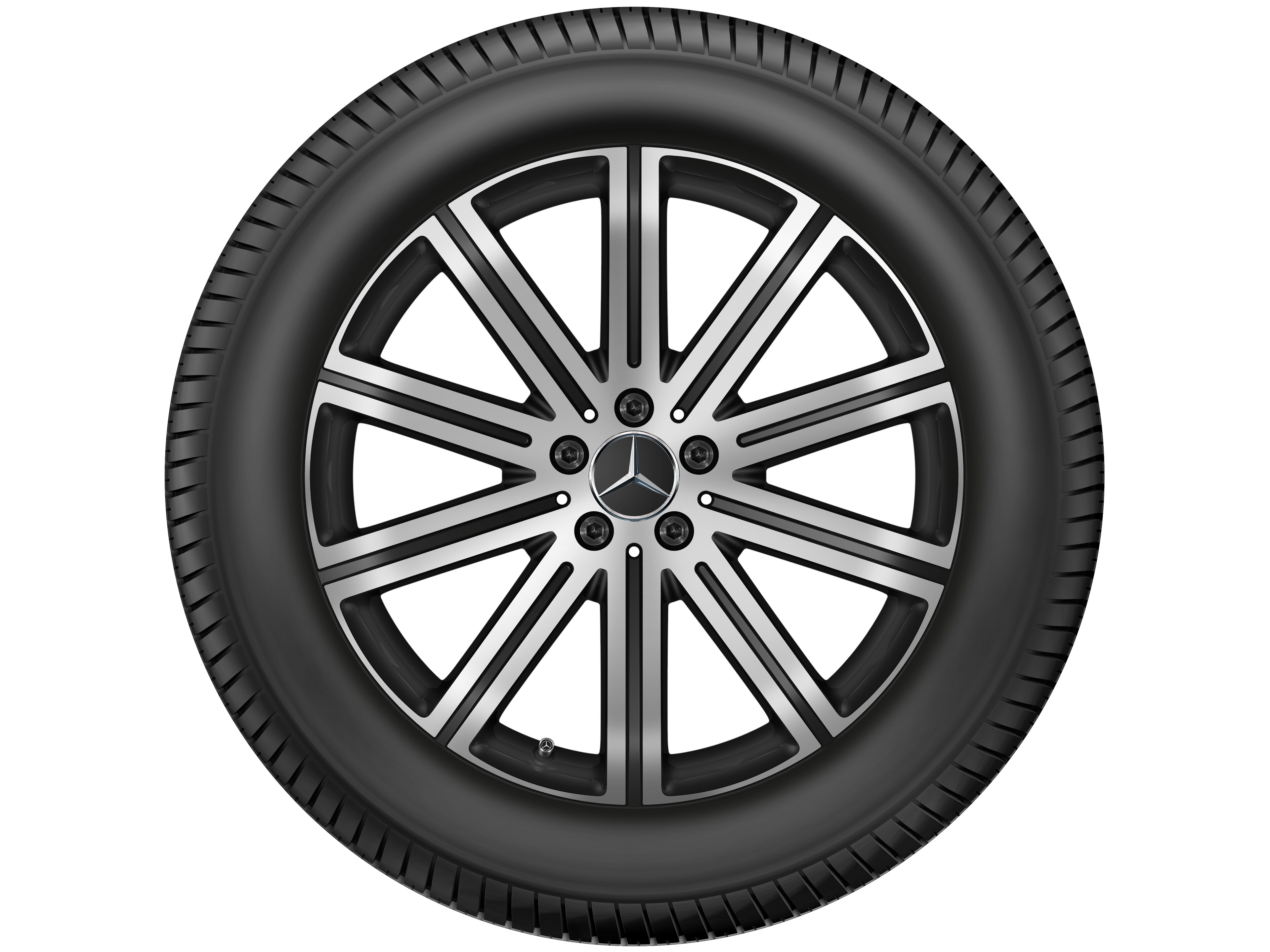 10-spoke wheel, 50.8 cm (20-inch), High-sheen finish - 8,5 J x 20 ET 42, matt black, high-sheen