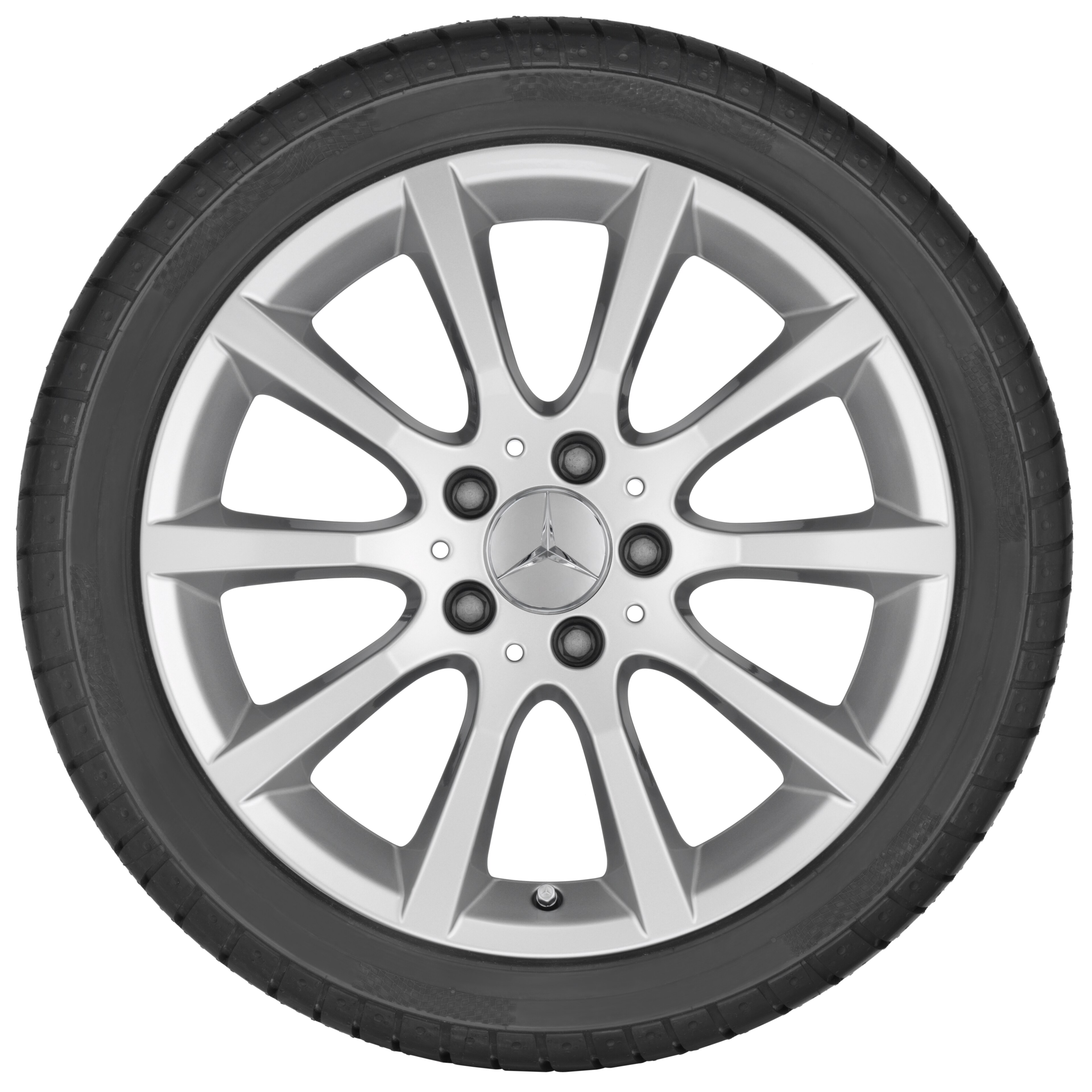 10-spoke wheel, 43.2 cm (17-inch) - 7,5 J x 17 ET 47, titanium silver