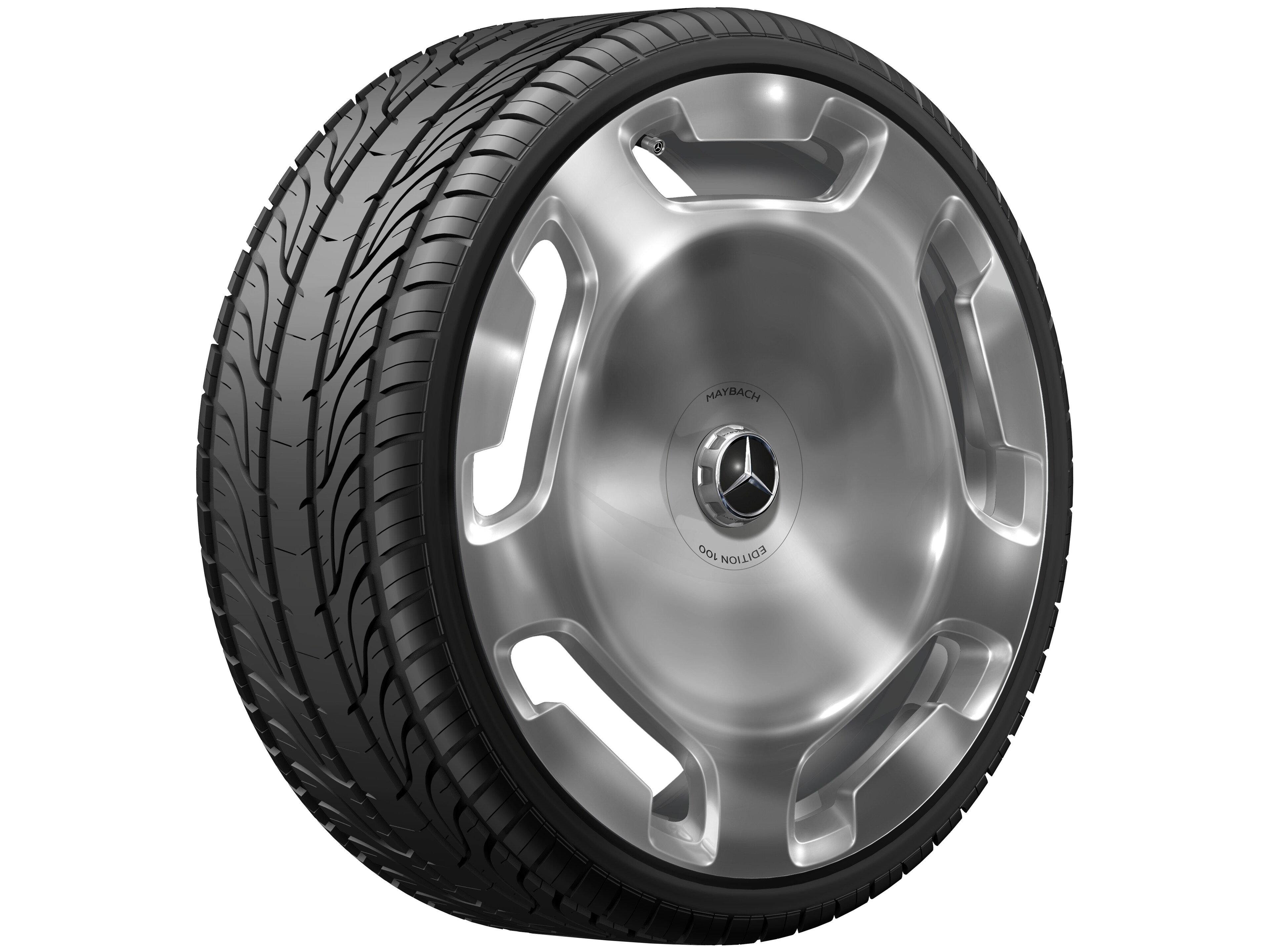 5-hole wheel, 58.4 cm (23-inch) - 11,5 J x 23 ET 47, dark platinum gloss, forged