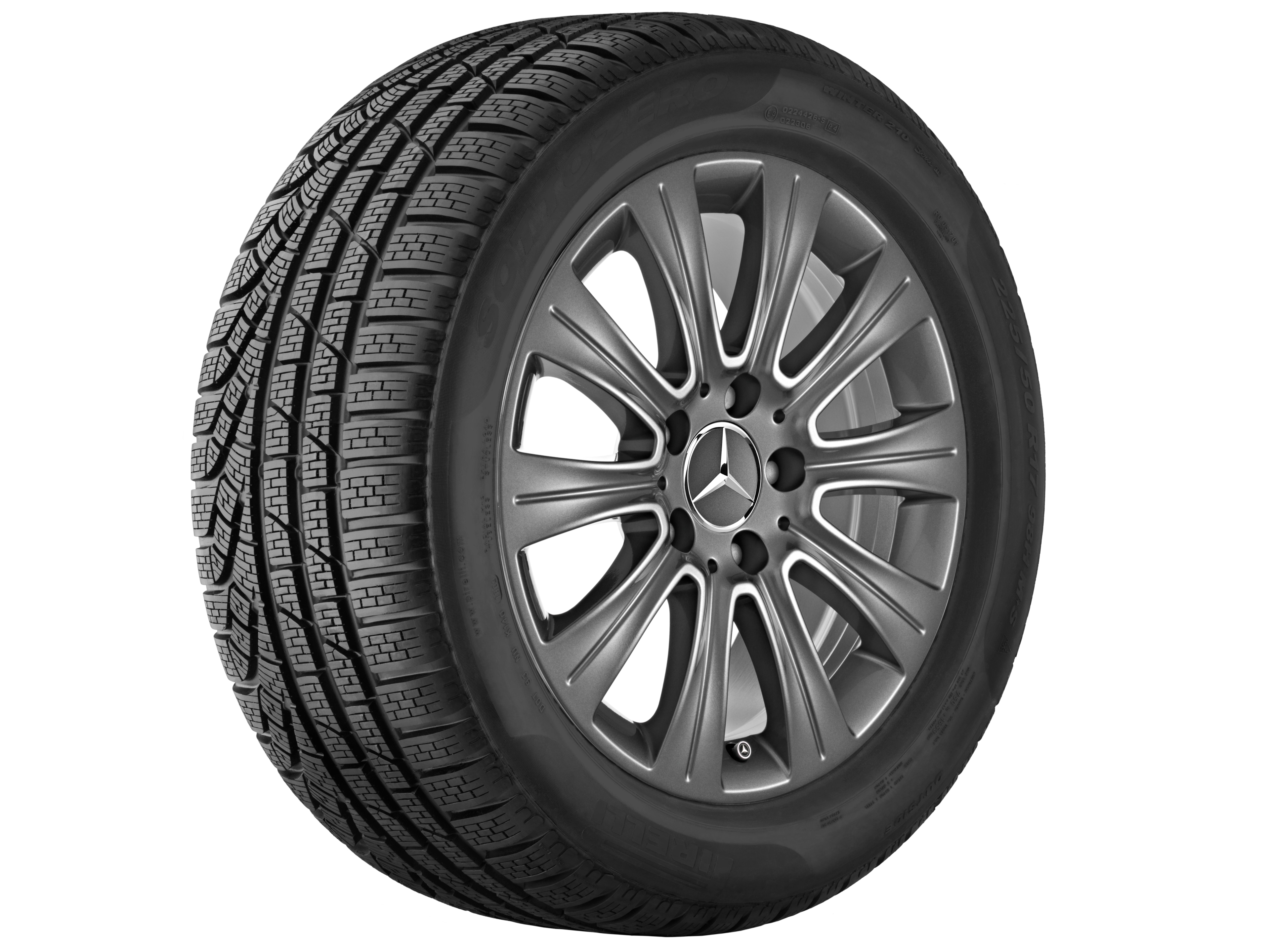 10-spoke wheel, 40.6 cm (16-inch) - 8 J x 16 ET 46, himalaya grey