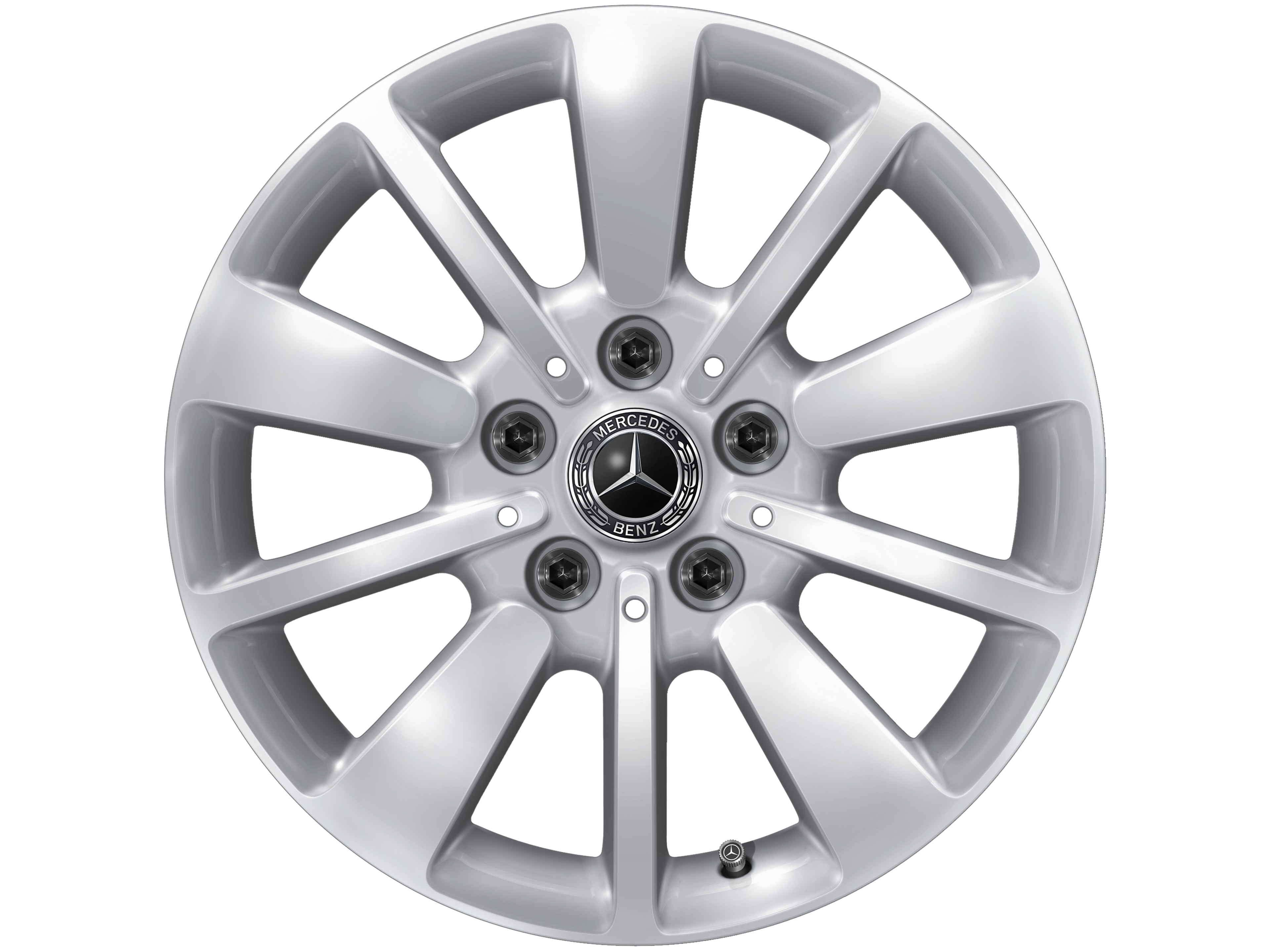 10-spoke wheel - 195/65 R16 C 104/102R, 6 J x 16 ET 35