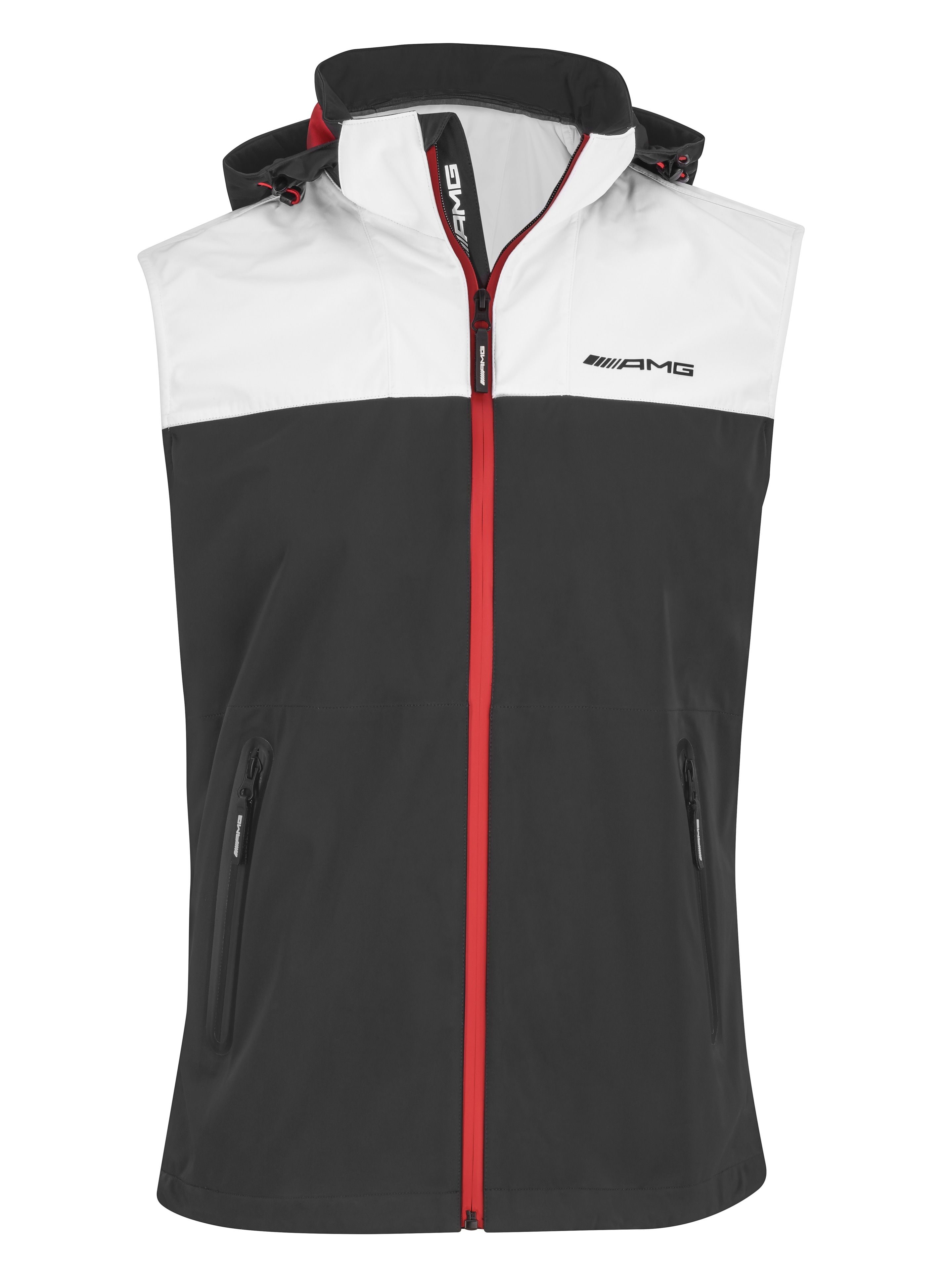 AMG Softshellweste Herren - schwarz, L