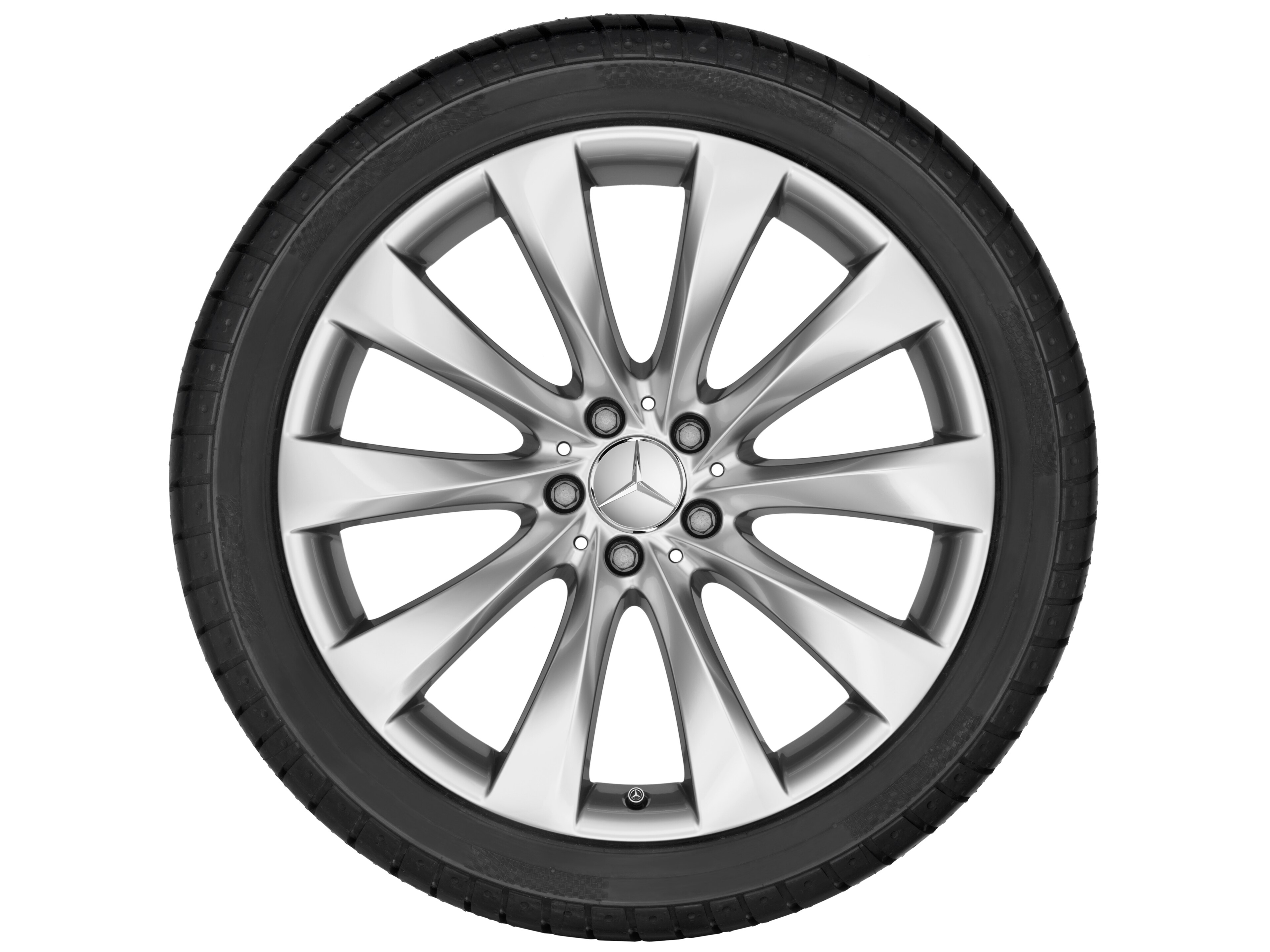 10-spoke wheel, 50.8 cm (20-inch) - 9,5 J x 20 ET 43,5, thulium silver